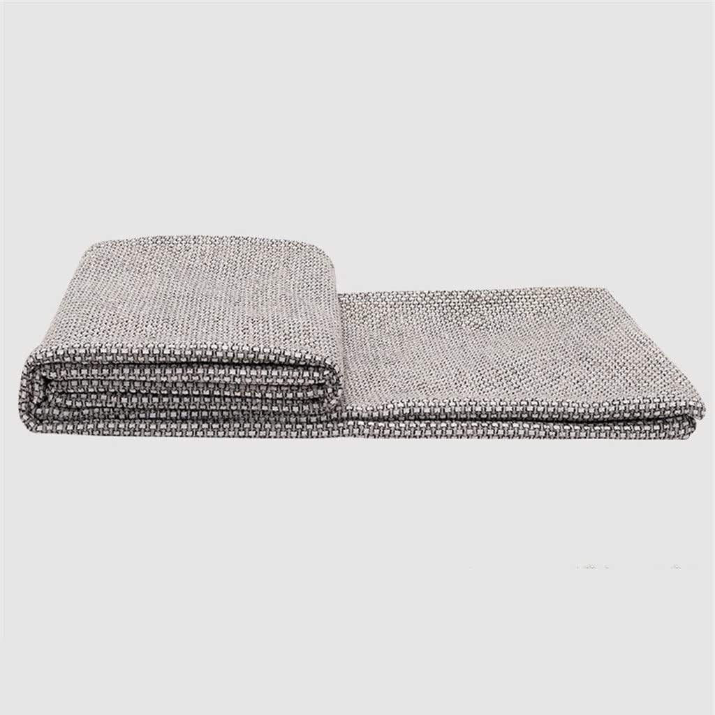 JATDHY Take a Towel ผ้าห่มปลายเตียง Light Luxury สี Rice Coffee Texture Suede ผ้าห่ม Take a Blanket(2400 * 1350mm)