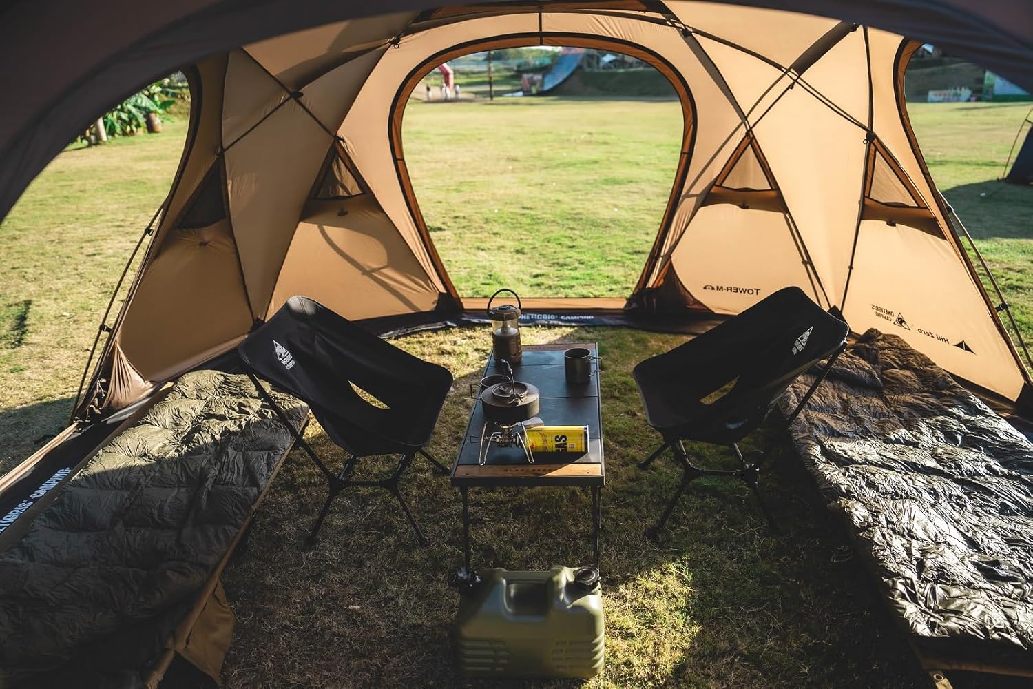 OneTigris Tower M Dome Tent, Waterproof Windproof 4 Person Tent with Stove Jack for Camping, Hiking, Hunting, Bushcraft, Winter, Car Trips · v5