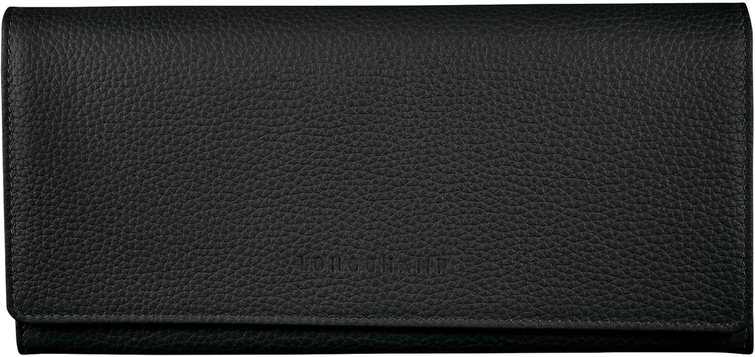 Longchamp Le Foulonne Continental Wallet - Black · v4