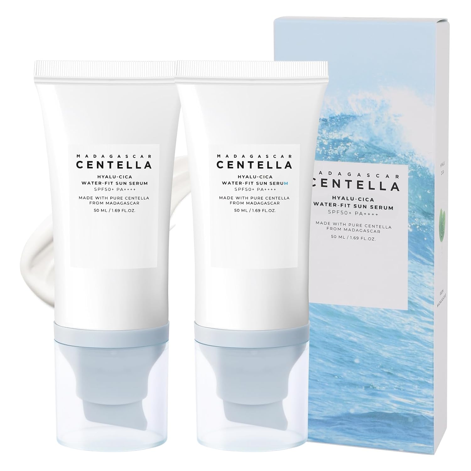 2PCS Centella Sunscreen SPF 50, 50ML 