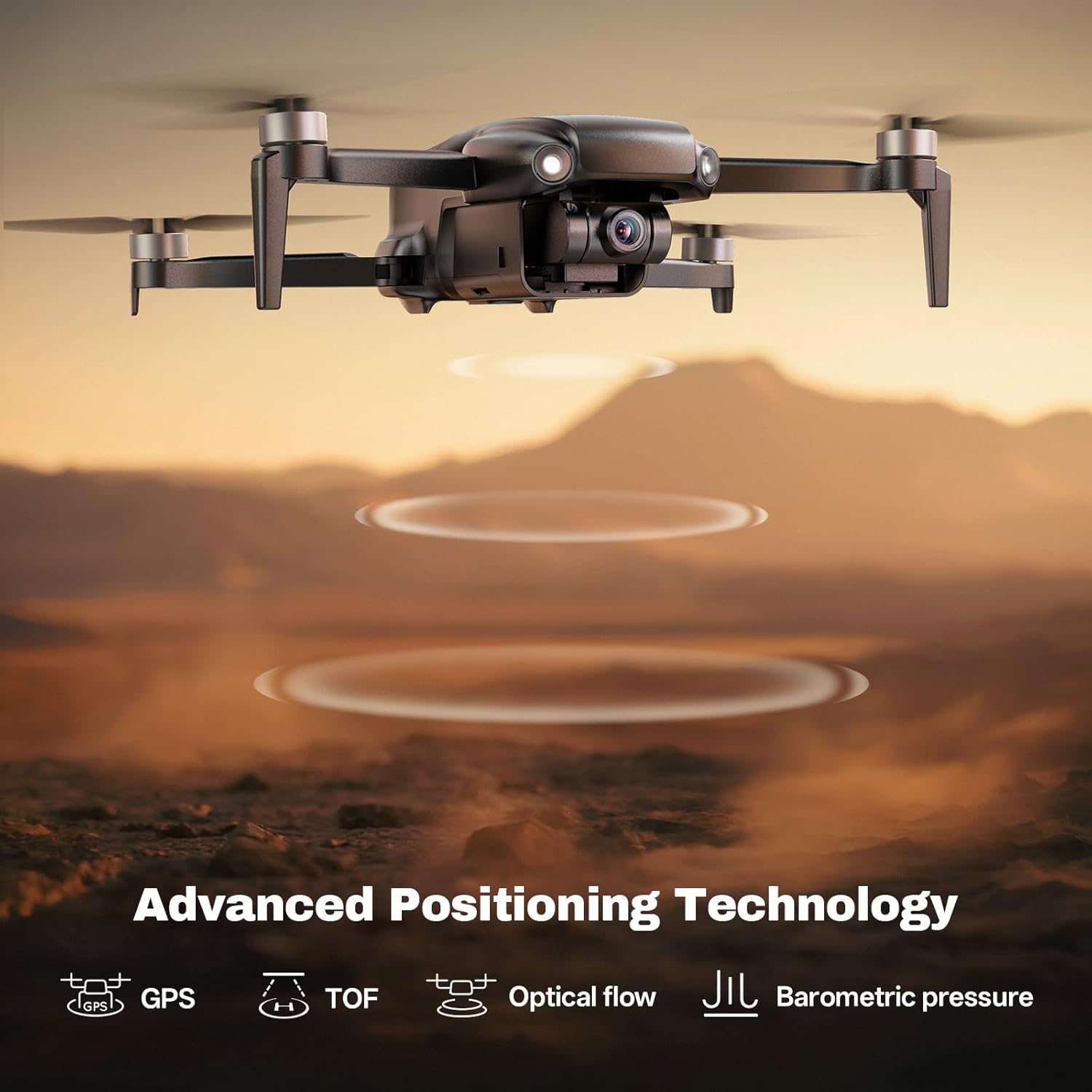 Modulo ID remoto Bwine B112S per drone con tracciamento GPS Droni GPS F7MINI SE con fotocamera per adulti 4K, Not Lose The Drone, doppia sicurezza