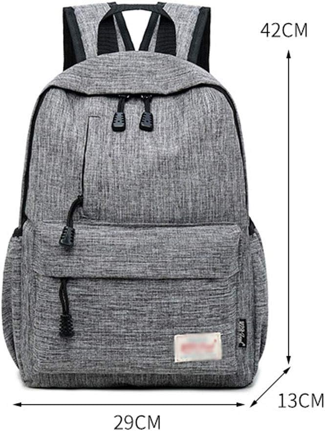 DFHBFG Sports backpack, Canvas Backpack Couple Sports Casual Shoulder Bag Neutral Travel Bag · v5