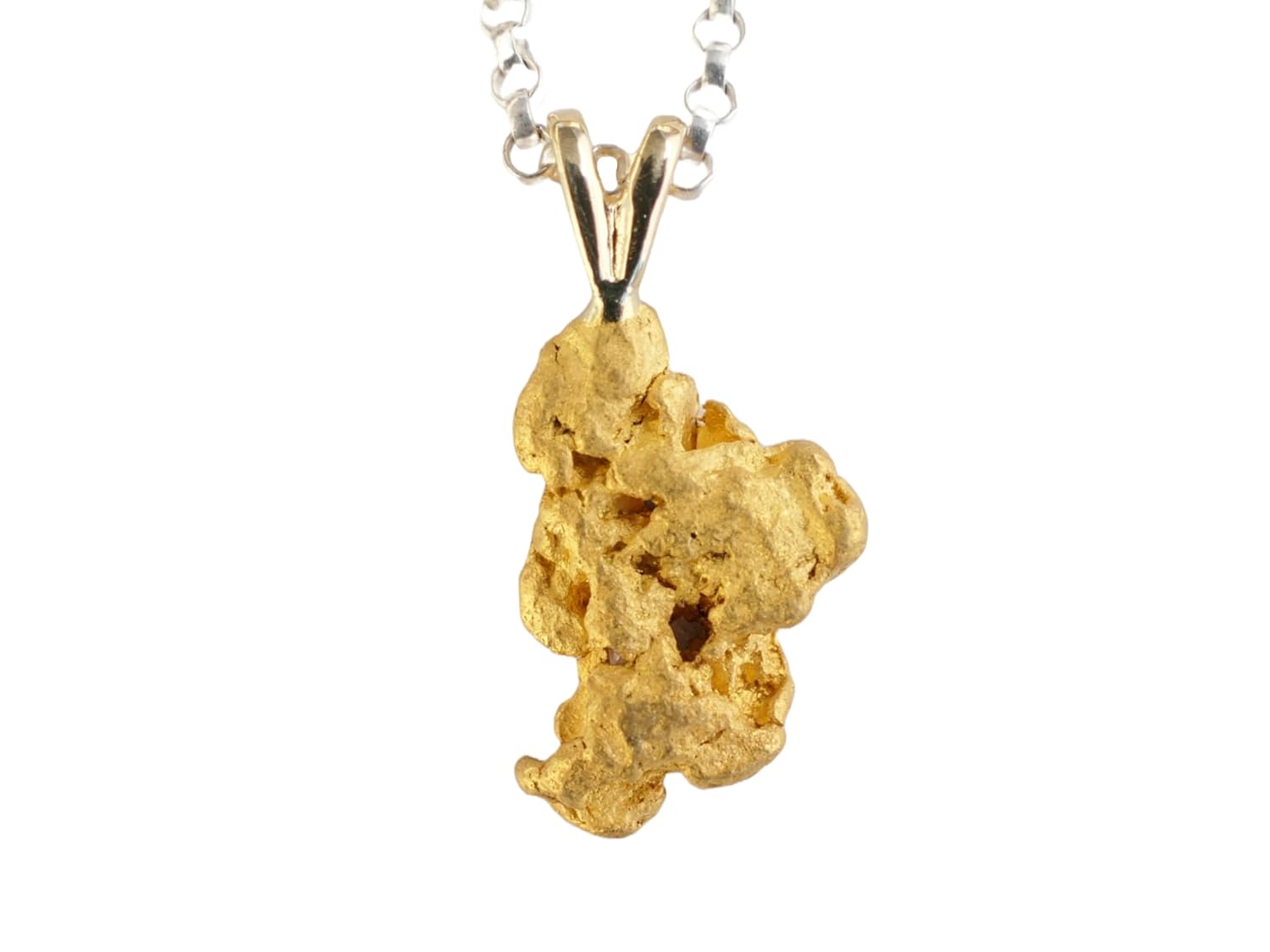 big gold nugget pendant, raw gold nugget necklace, Australian gold nugget necklace, gold rush pendant gift for him
