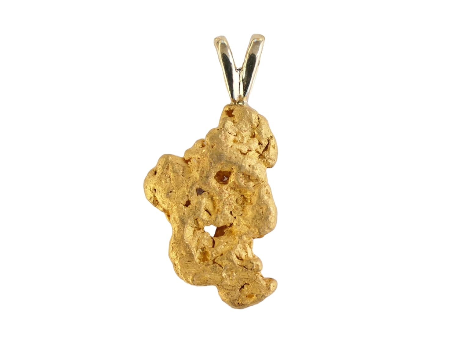 big gold nugget pendant, raw gold nugget necklace, Australian gold nugget necklace, gold rush pendant gift for him