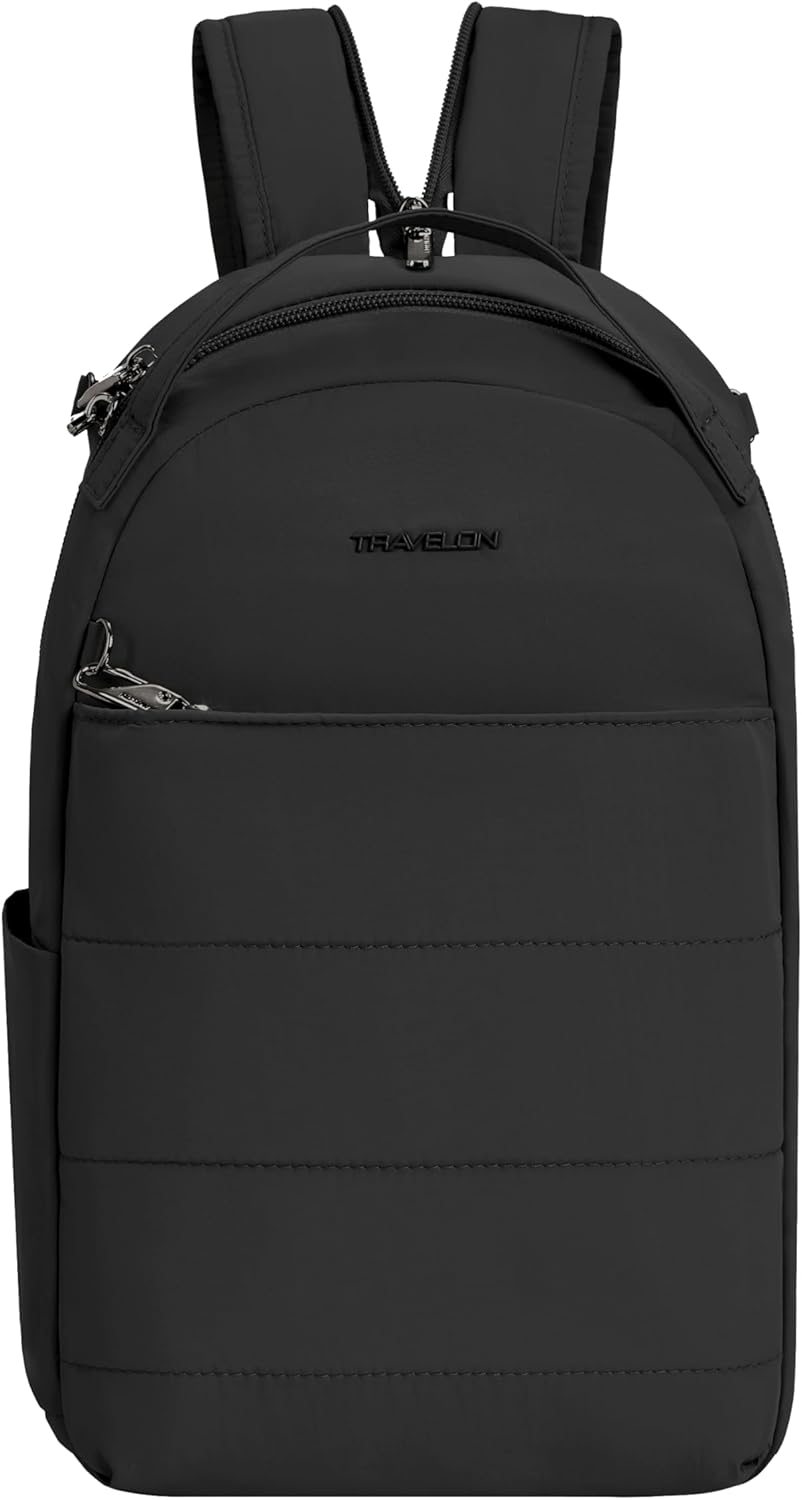 Travelon Anti-Theft Roam Convertible Backpack Sling, Black, 8 W x 14" H x 4.5" D · v3