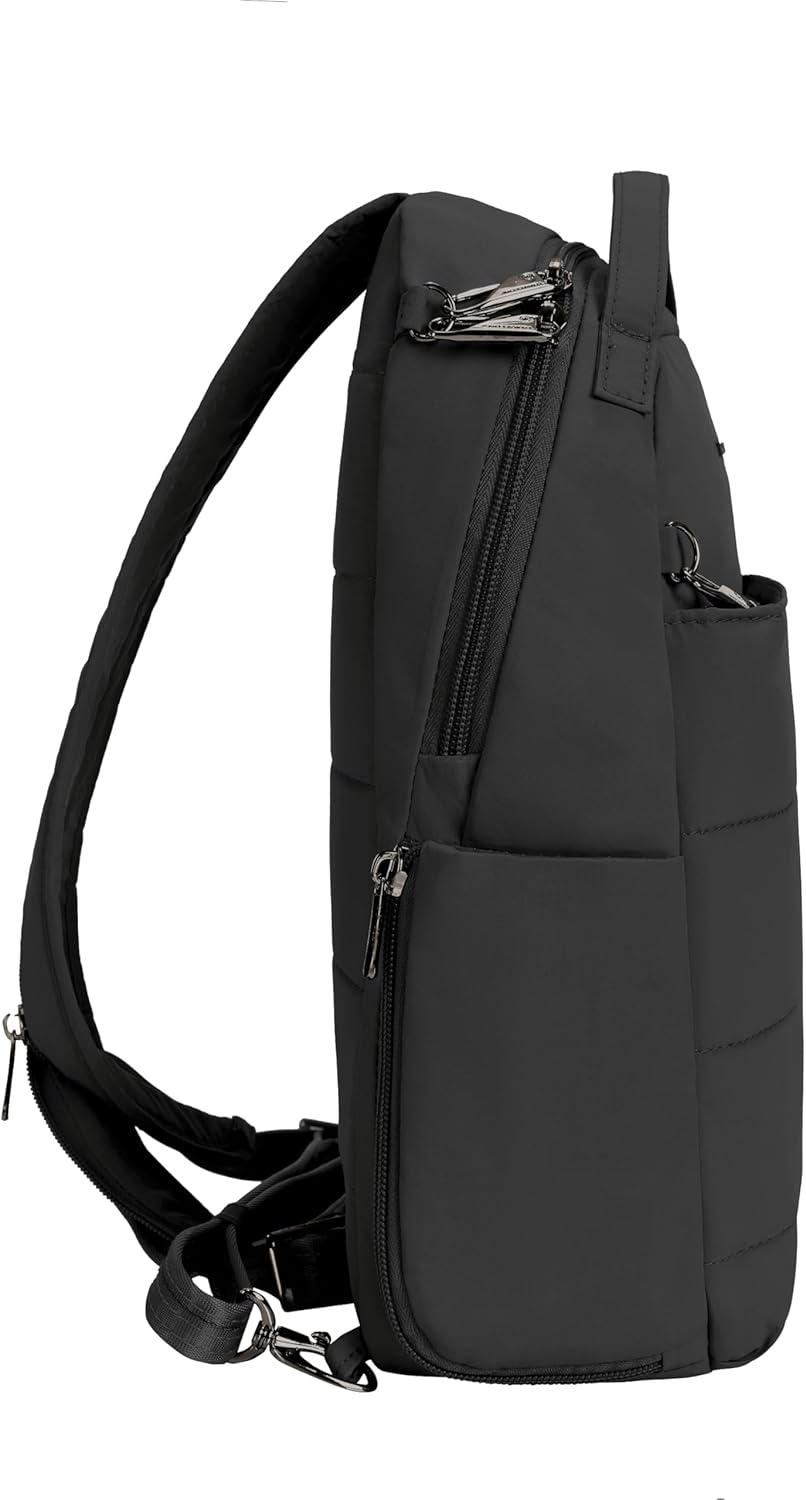 Travelon Anti-Theft Roam Convertible Backpack Sling, Black, 8 W x 14" H x 4.5" D · v3