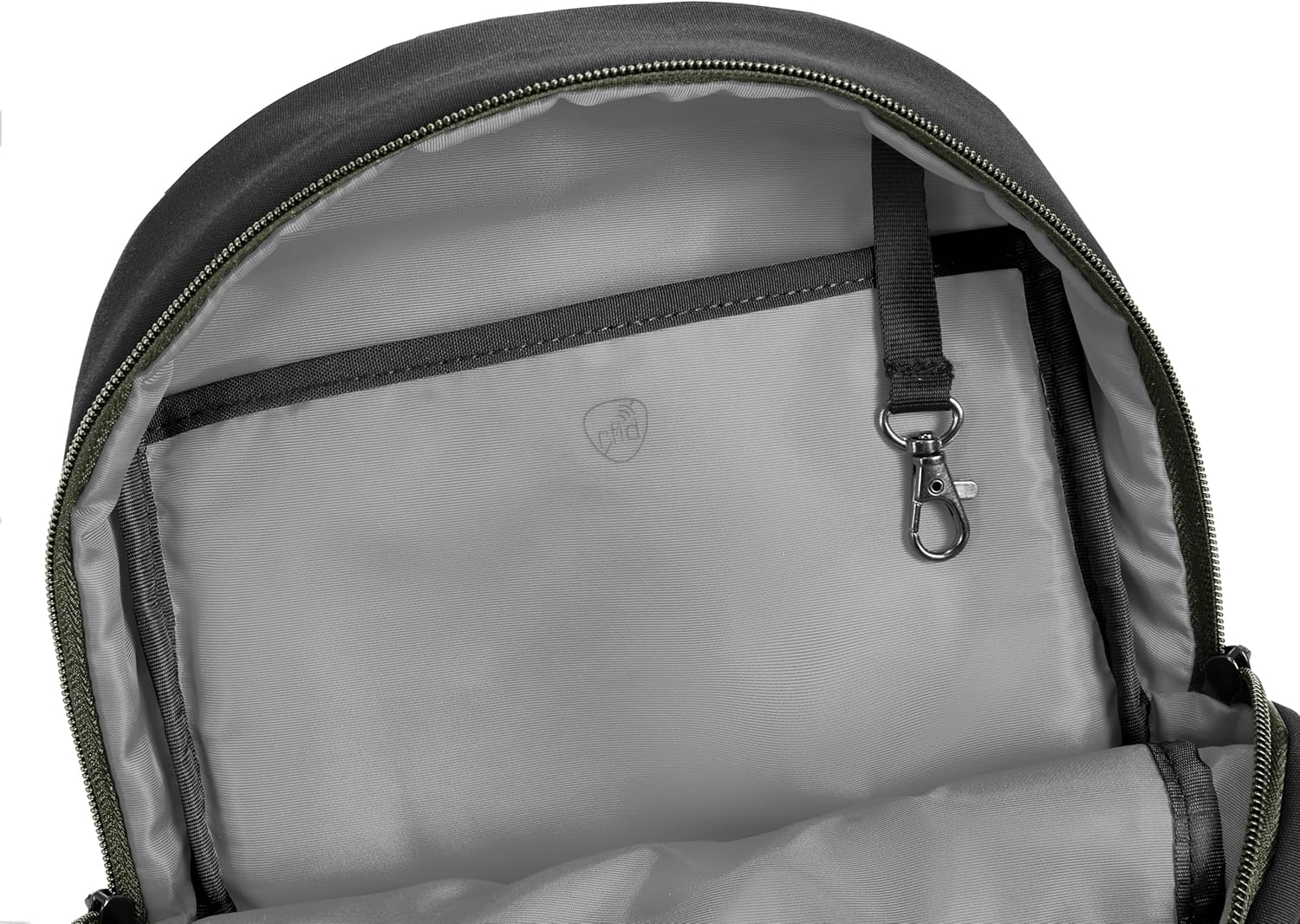 Travelon Anti-Theft The Voyages Small Backpack with XL Water Bottle Pocket, Black, 8 W x 14" H x 4.5" D · v3