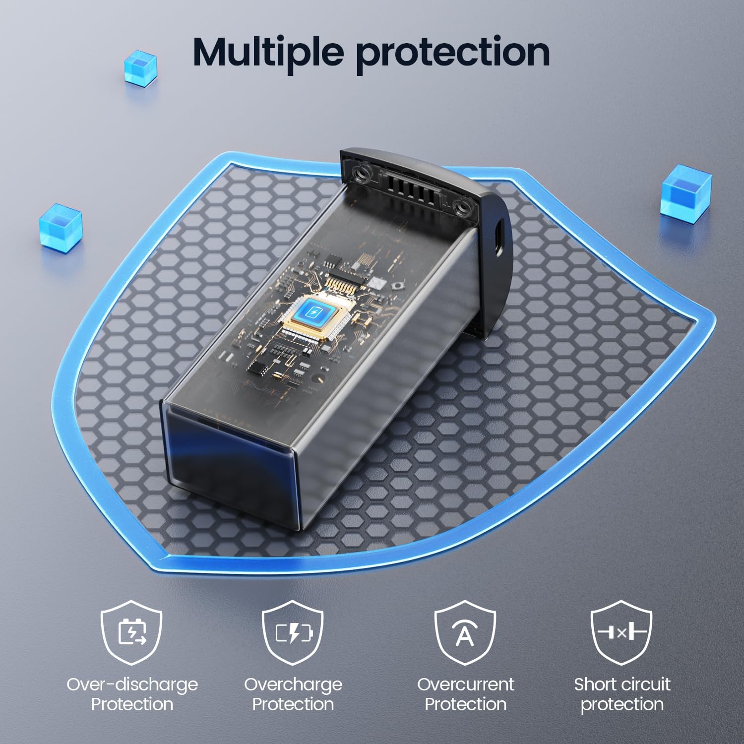 Drone GPS Holyton con fotocamera per adulti Batteria extra 4K HT70*2