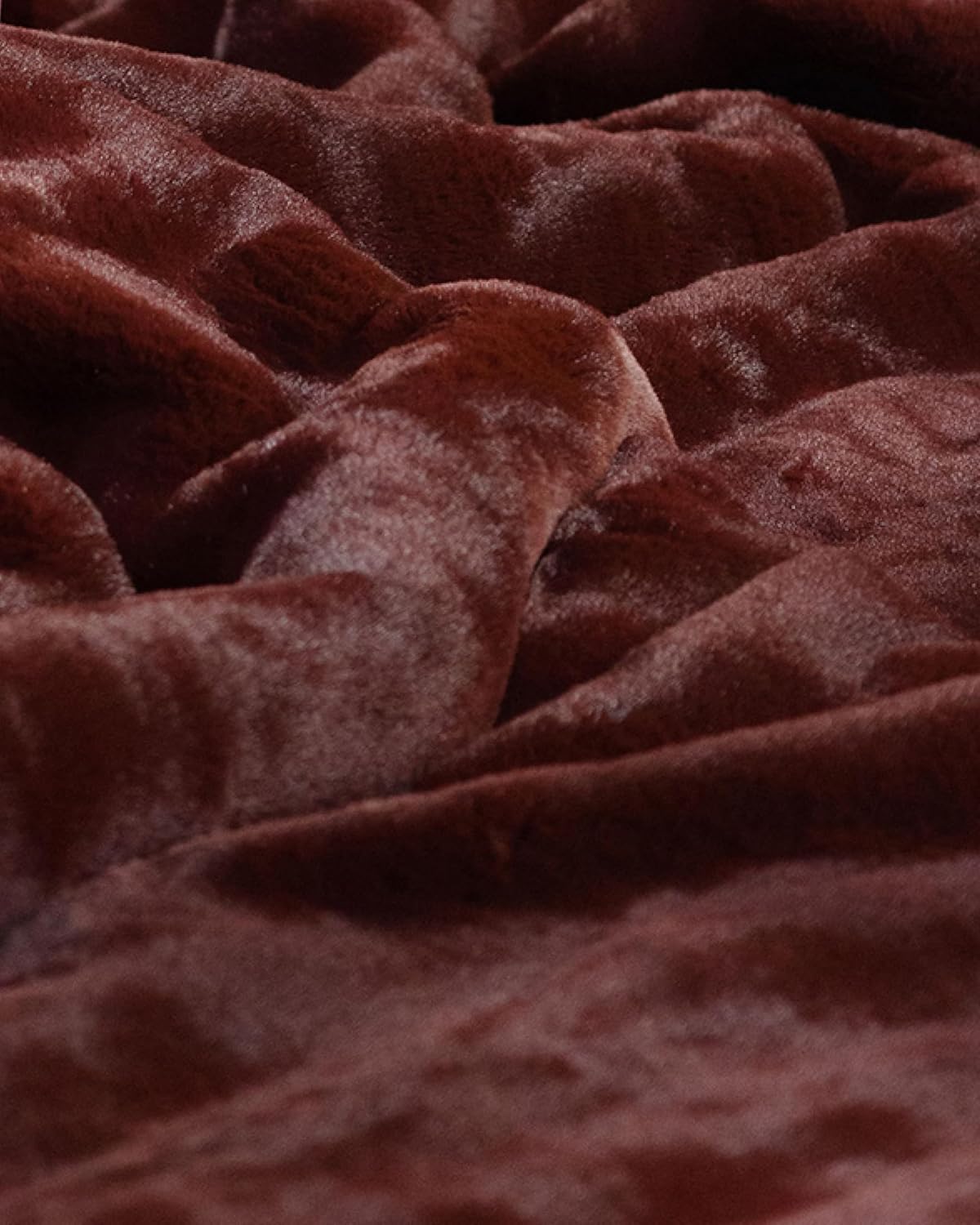 Cozy Earth Cuddle Blanket - Faux Fur Ultra-Soft Luxury Throw Blanket - Thick  Cozy Oversized Design for Lounging or Sharing - Machine Washable - Oversize Throw 80 x 60" Burgundy · v3