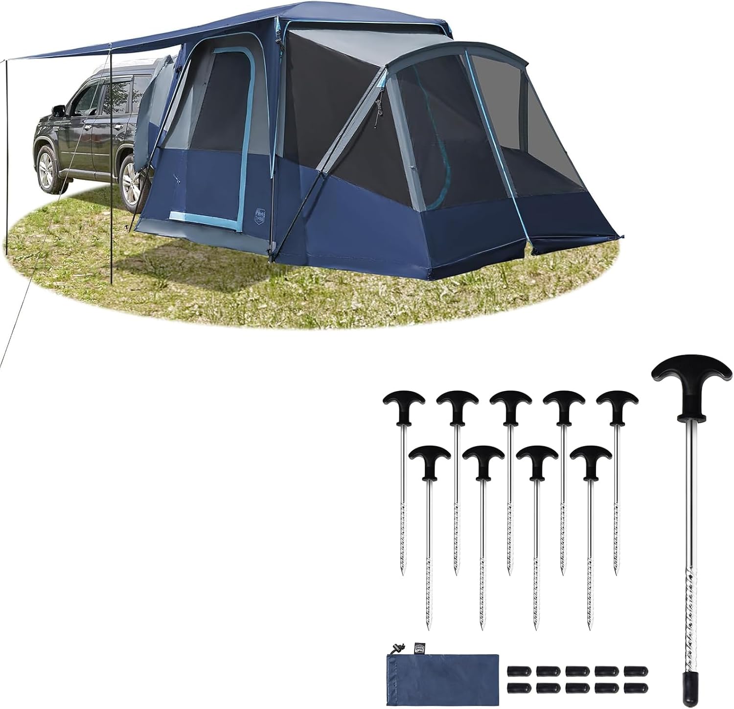 TIMBER RIDGE 5-9인용 SUV 텐트 10팩 텐트 스테이크