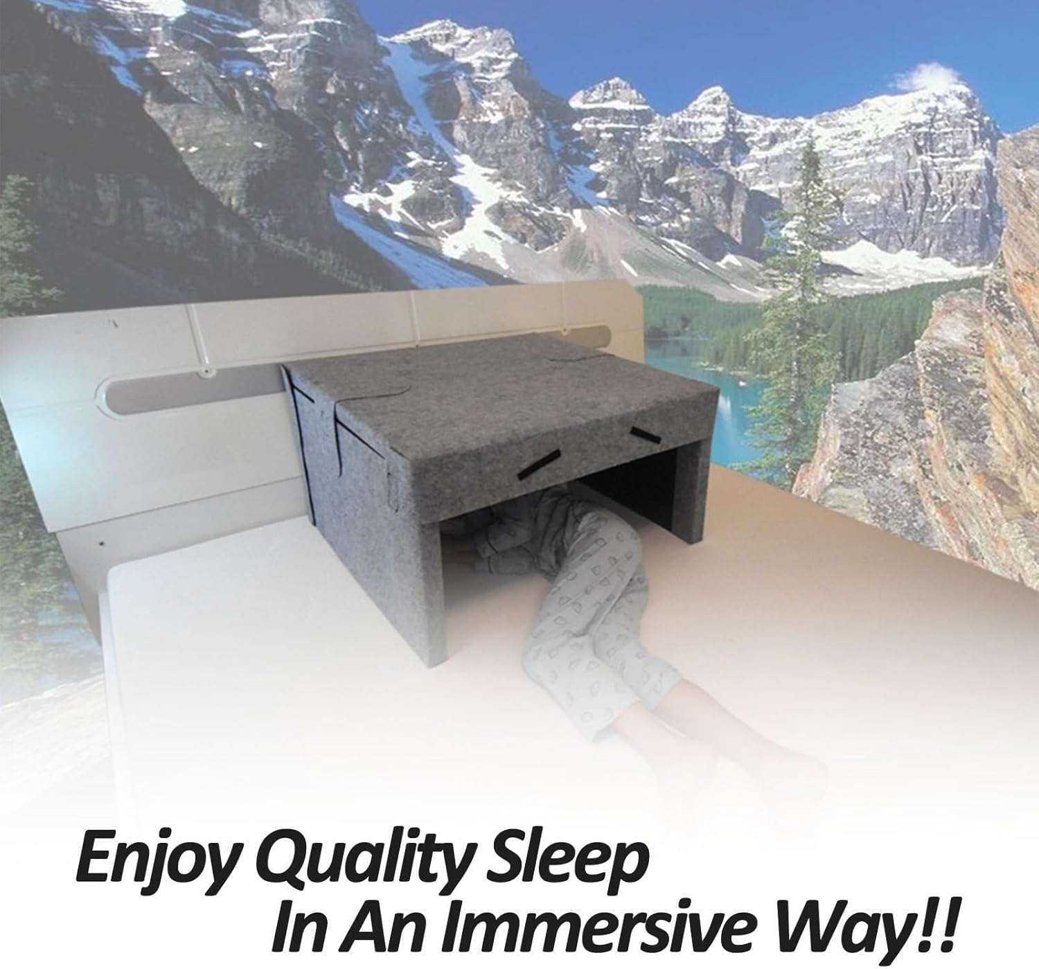 Multifunctional Sleeping Cabin,Premium Blackout Tent,Sleep Soundproof Cabin,Sleep Assist Cabin, Sleep Light Proof Tent · v6
