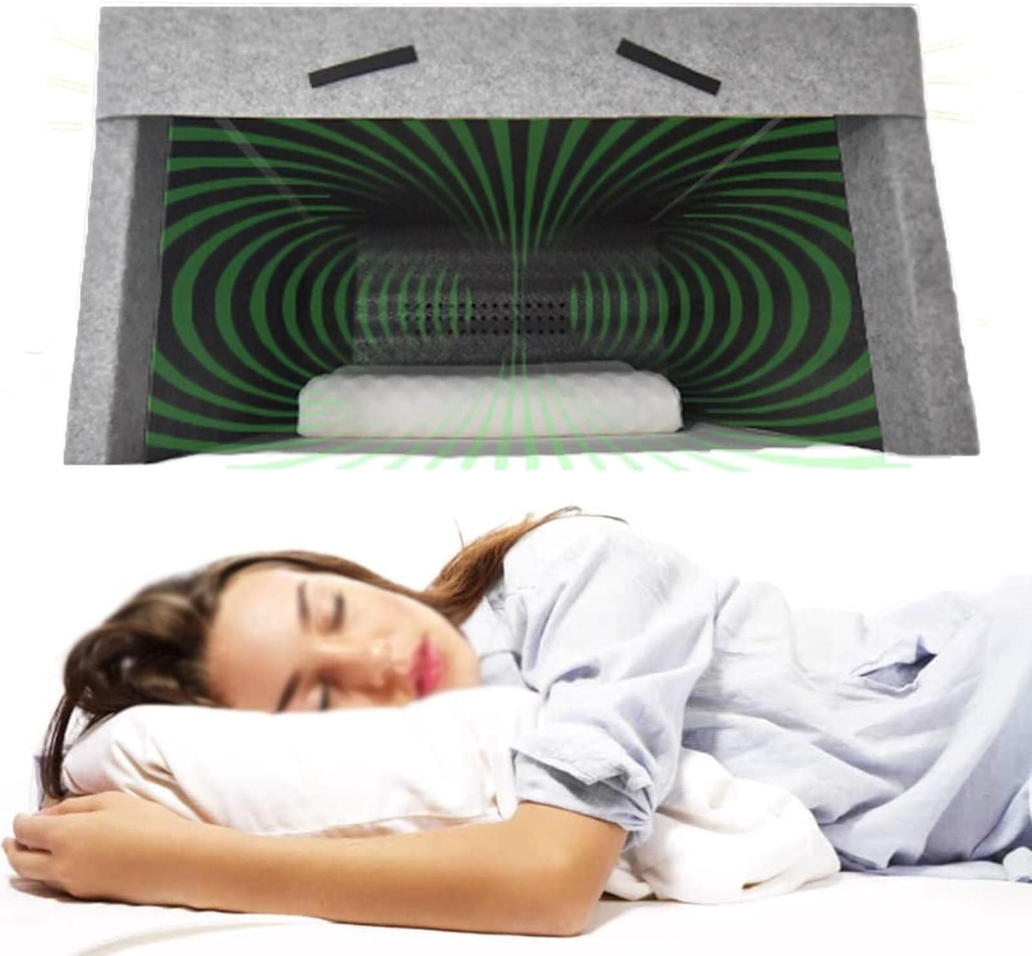 Sleeping Soundproof Cabin, Multifunctional Sleeping Cabin, Sunshade and Sleep-Aiding Tent, Thickened Soundproof Cotton, Built-in Speakers