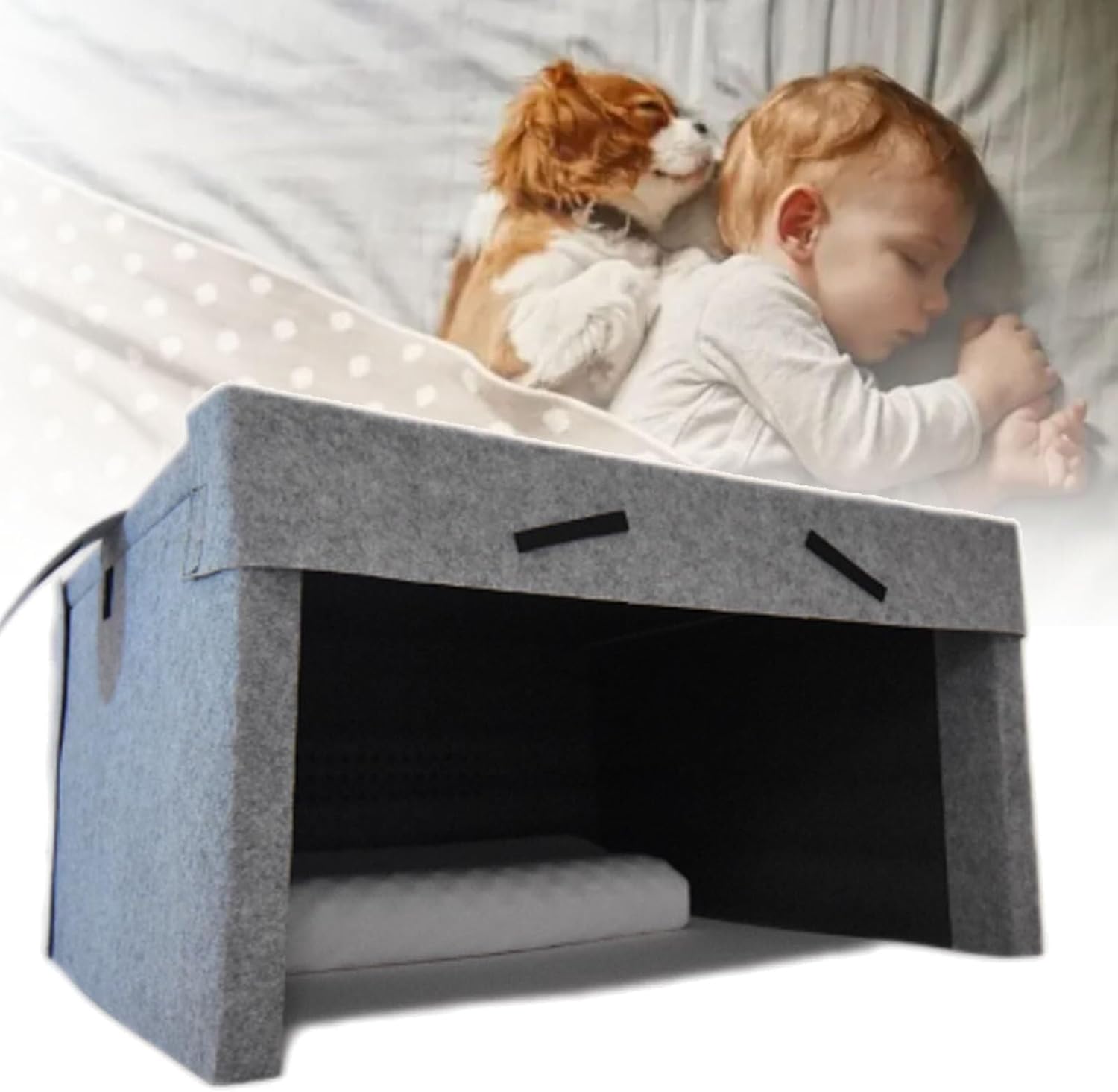 Multifunctional Sleeping Cabin,The Sleeping Cabin Tent with Built-in Bluetooth Dual Speakers, Thick Thermal Insulation Cotton, Soundproof and Light-Proof Sleeping Cabin