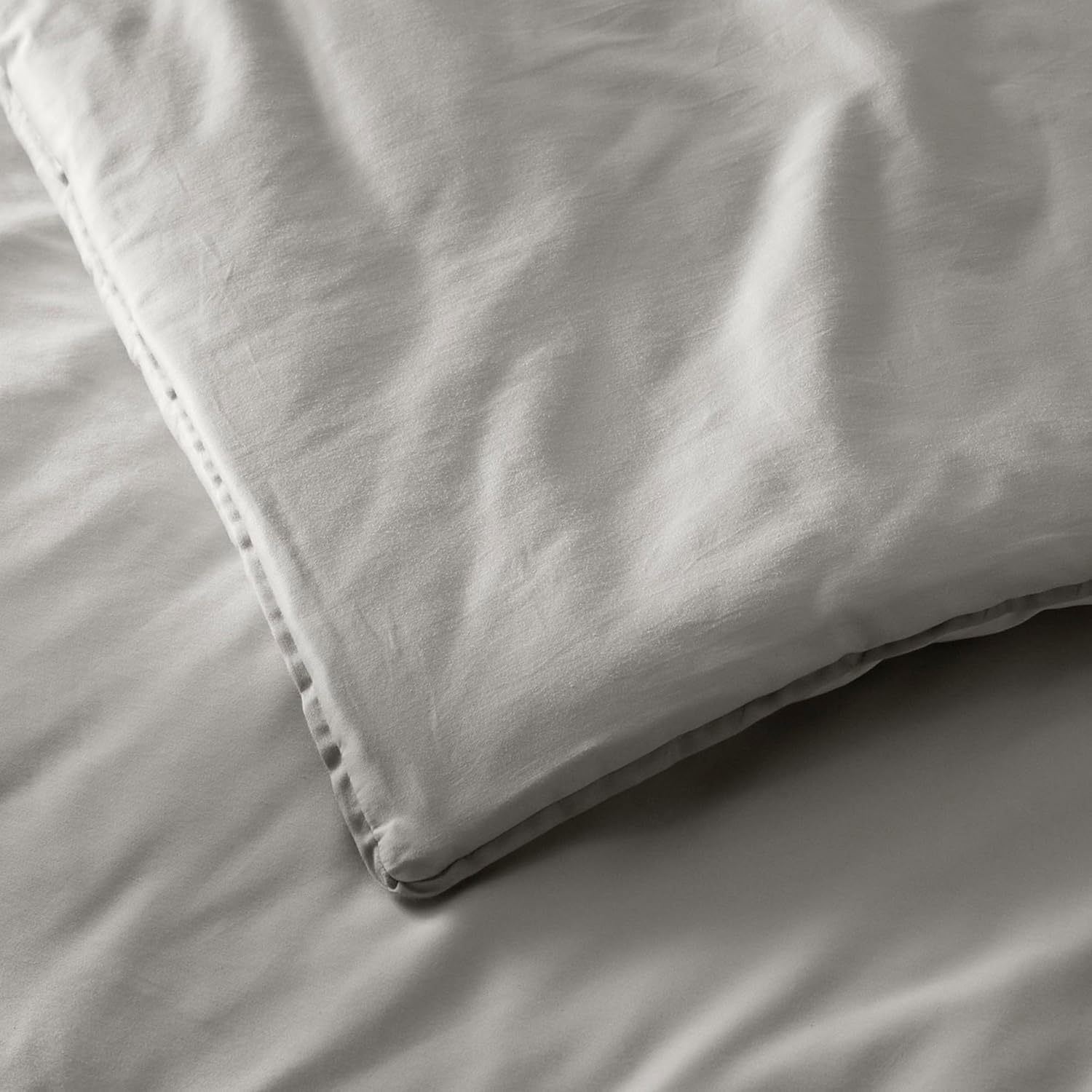 BOLL  BRANCH Signature Comforter Set - King/Cal King, Mist - Luxury 100% Organic Cotton - 1 Comforter, 2 Shams - Hypoallergenic, All-Season Weight · v6