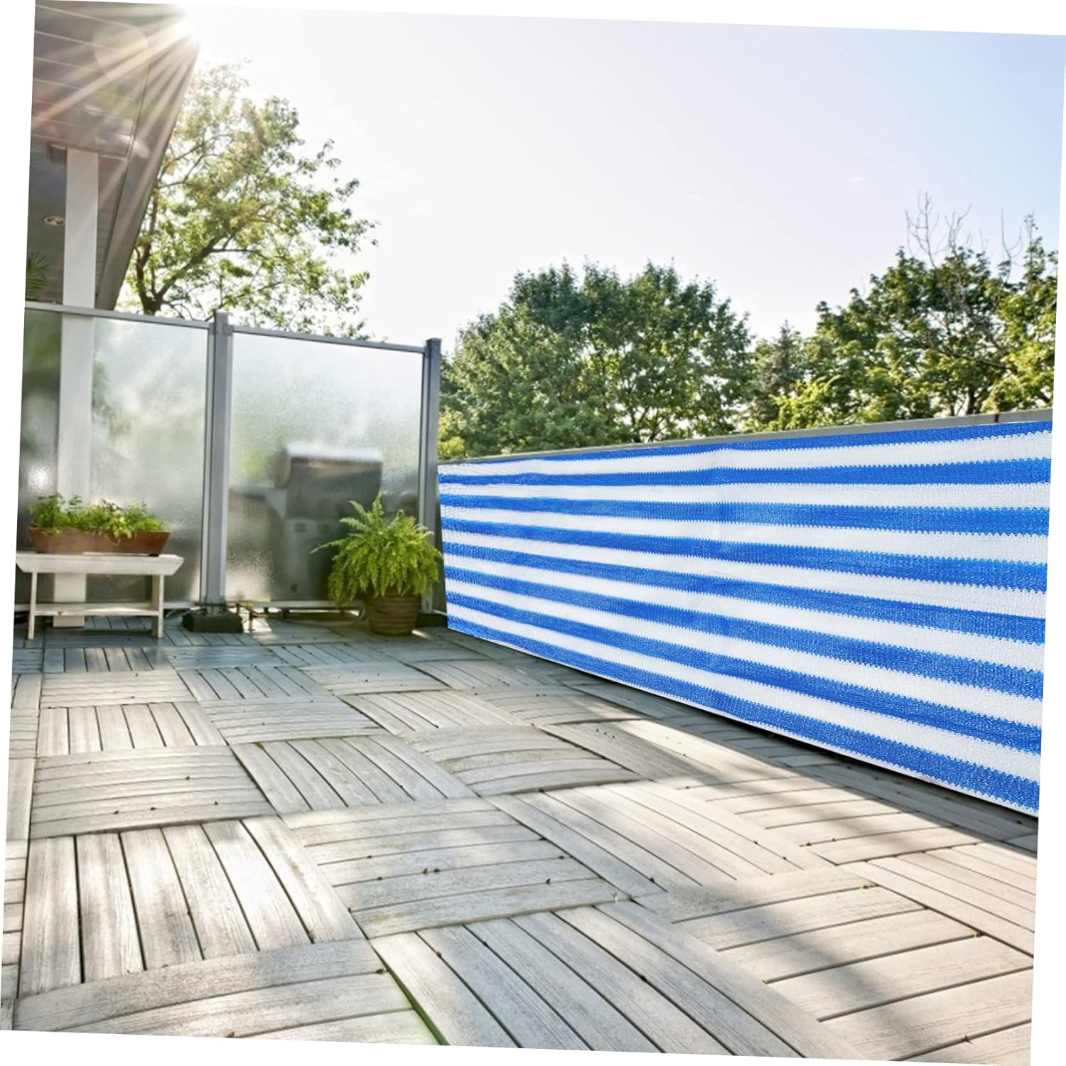 Sunscreen Waterproof Gazebo Protect Netting Privacy Fence Clothing Tent Patio Shades for Outside Balcony Privacy Screen Shade Cloth Covers Windscreen Tarp Sunblock UV Block Net Pe · v3