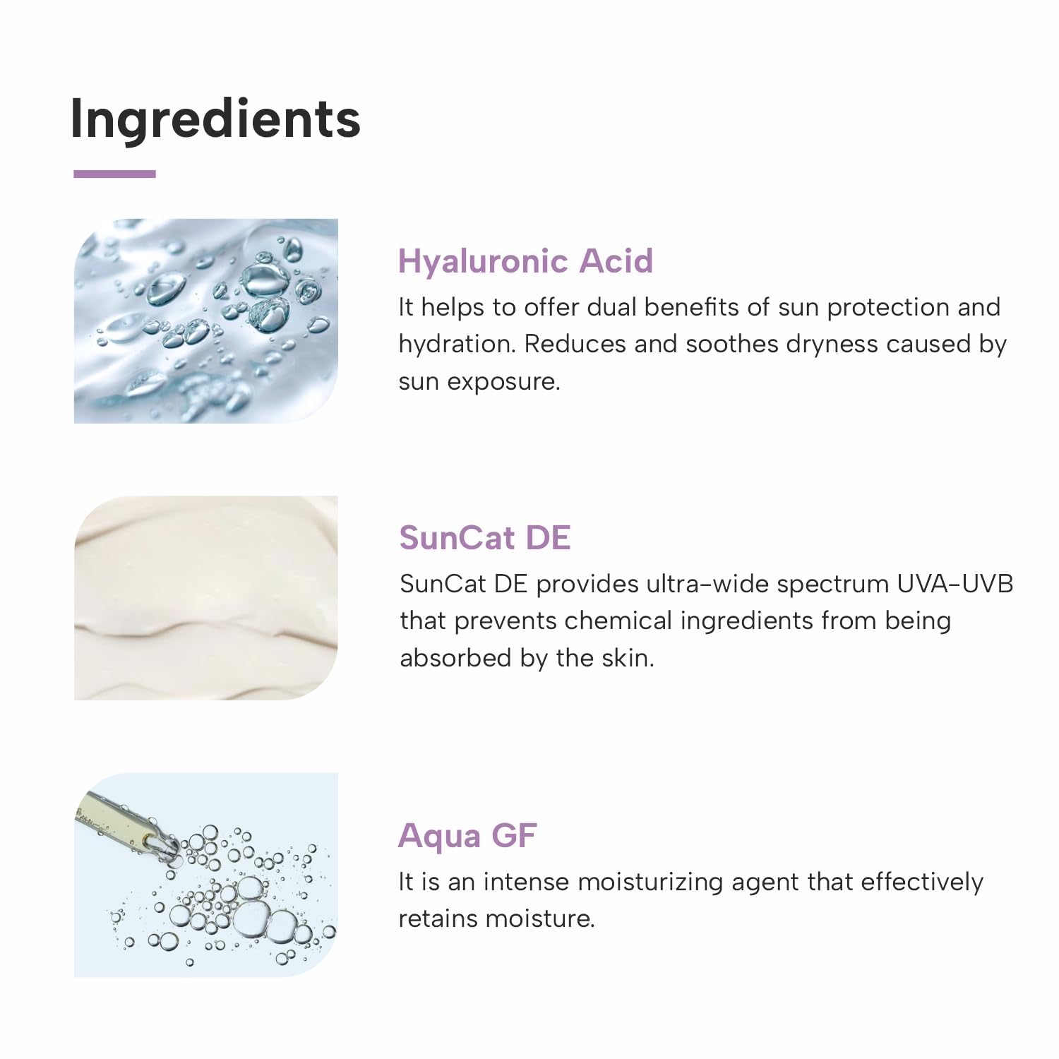 HIRU HYALURONIC ACID 1% SUNSCREEN | SPF 50 PA | FOR ALL SKIN TYPES | NO WHITE CAST | 50G · v2
