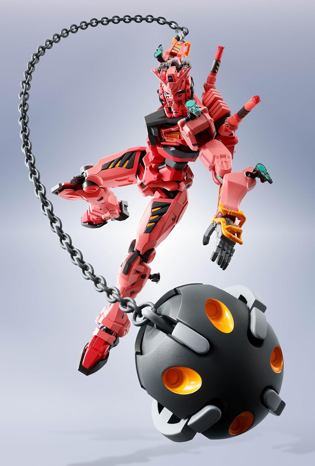 TAMASHII NATIONS - Mobil Takım Gundama Gquuuuuuuux - Kırmızı Gundamlı Metal Robot Ruhlar Figürü