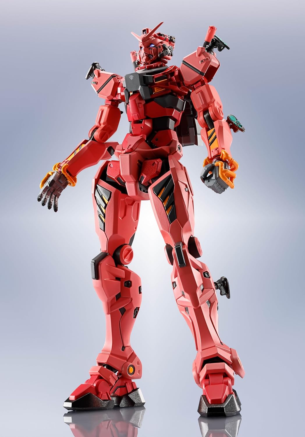 TAMASHII NATIONS - Mobil Takım Gundama Gquuuuuuuux - Kırmızı Gundamlı Metal Robot Ruhlar Figürü