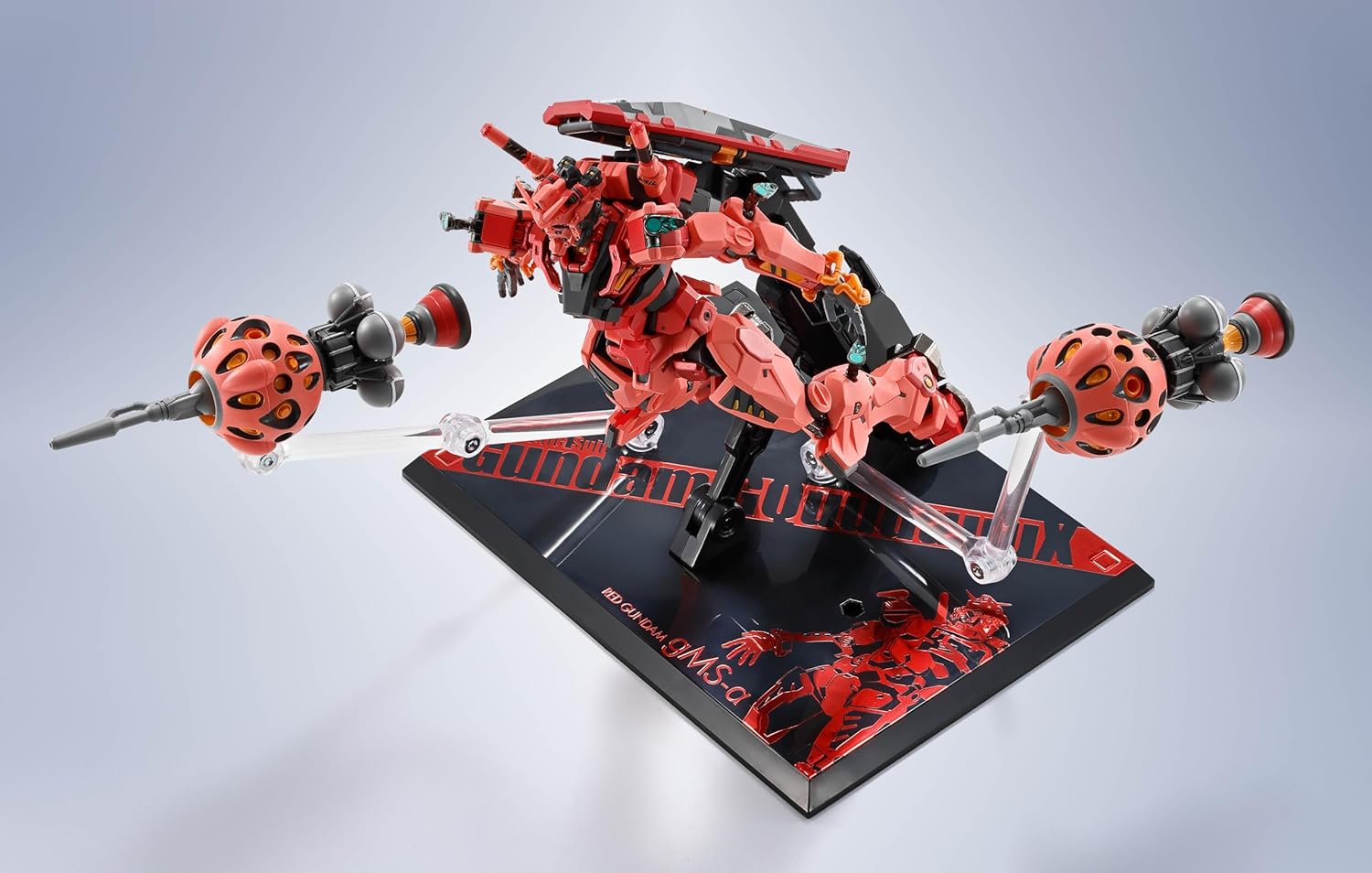 TAMASHII NATIONS - Mobil Takım Gundama Gquuuuuuuux - Kırmızı Gundamlı Metal Robot Ruhlar Figürü