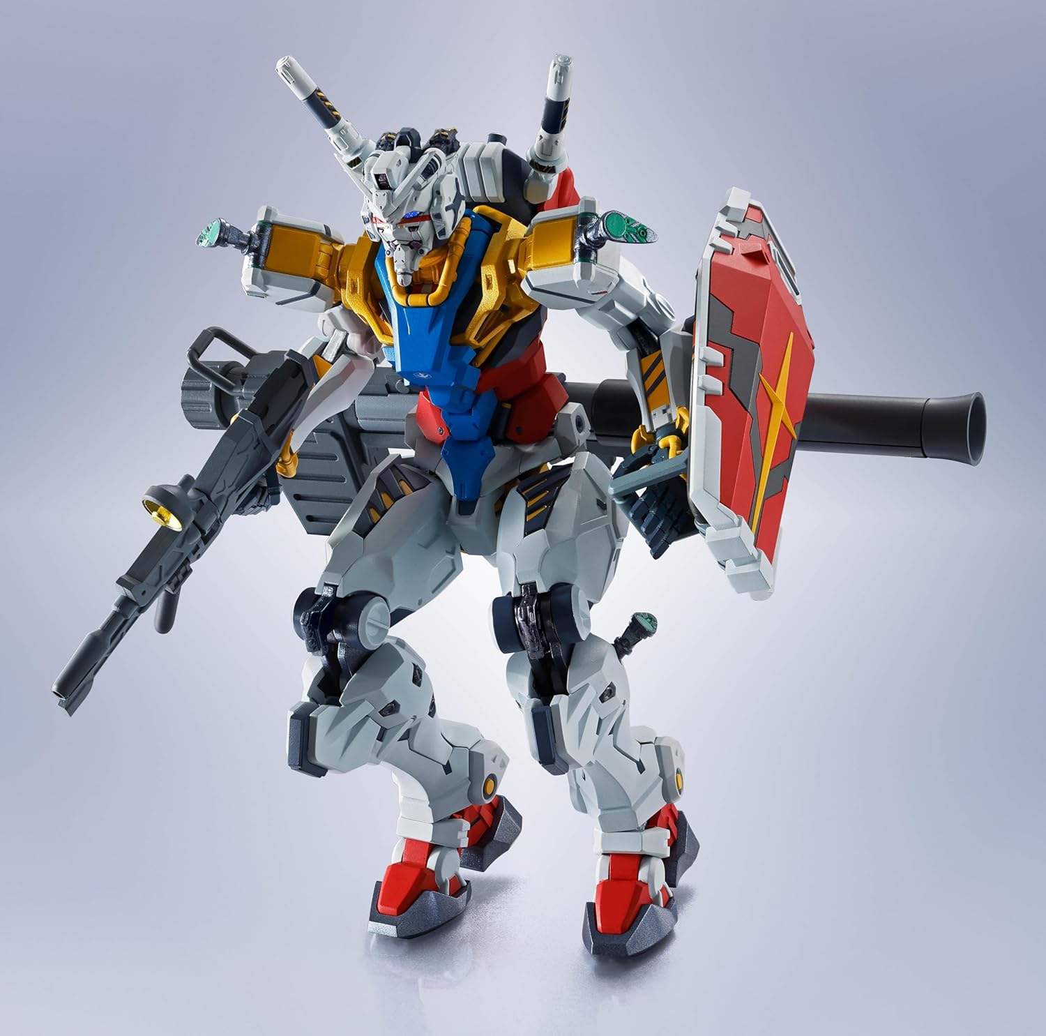 TAMASHII NATIONS - Kombinezon mobilny Gundam GQuuuuuux - Biała figurka Gundam Metal Robot Spirits