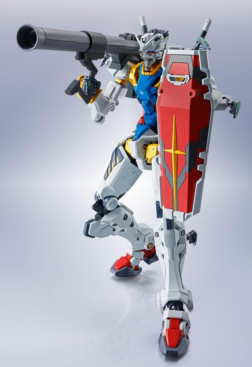 TAMASHII NATIONS - Kombinezon mobilny Gundam GQuuuuuux - Biała figurka Gundam Metal Robot Spirits