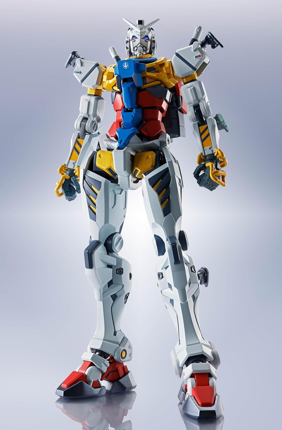 TAMASHII NATIONS - Kombinezon mobilny Gundam GQuuuuuux - Biała figurka Gundam Metal Robot Spirits