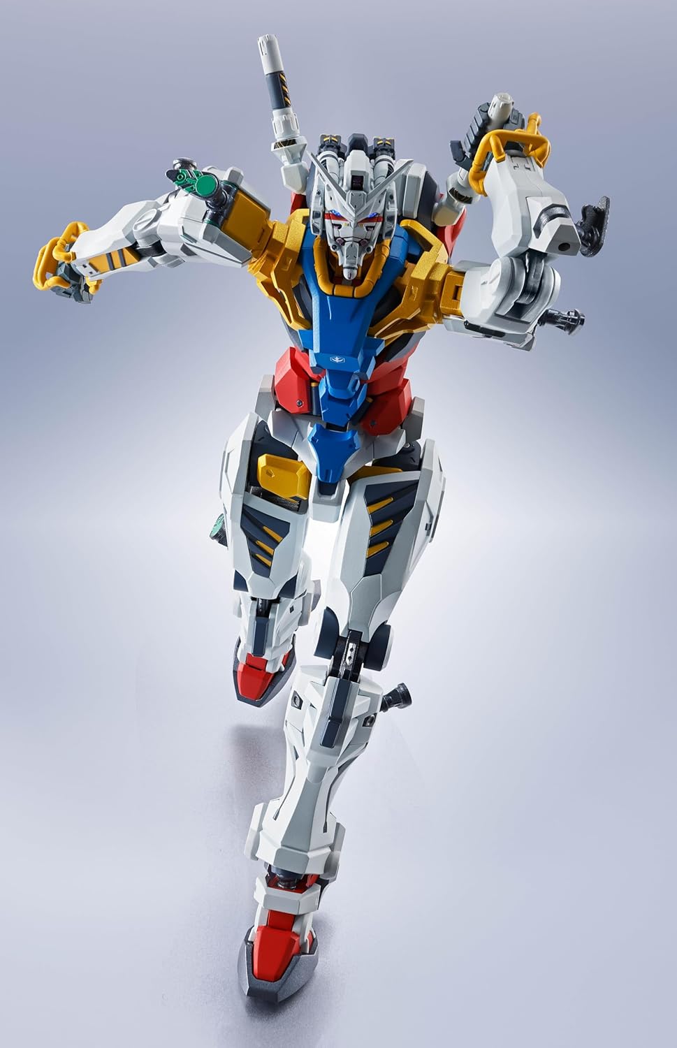 TAMASHII NATIONS - Kombinezon mobilny Gundam GQuuuuuux - Biała figurka Gundam Metal Robot Spirits