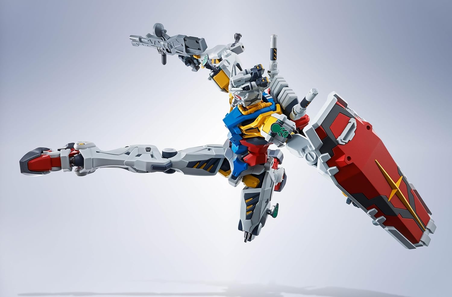 TAMASHII NATIONS - Kombinezon mobilny Gundam GQuuuuuux - Biała figurka Gundam Metal Robot Spirits