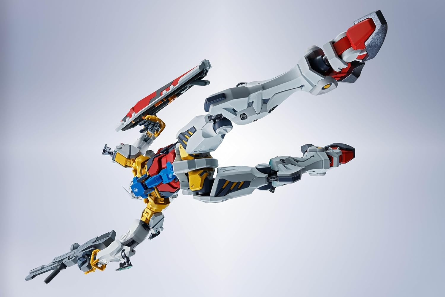 TAMASHII NATIONS - Kombinezon mobilny Gundam GQuuuuuux - Biała figurka Gundam Metal Robot Spirits