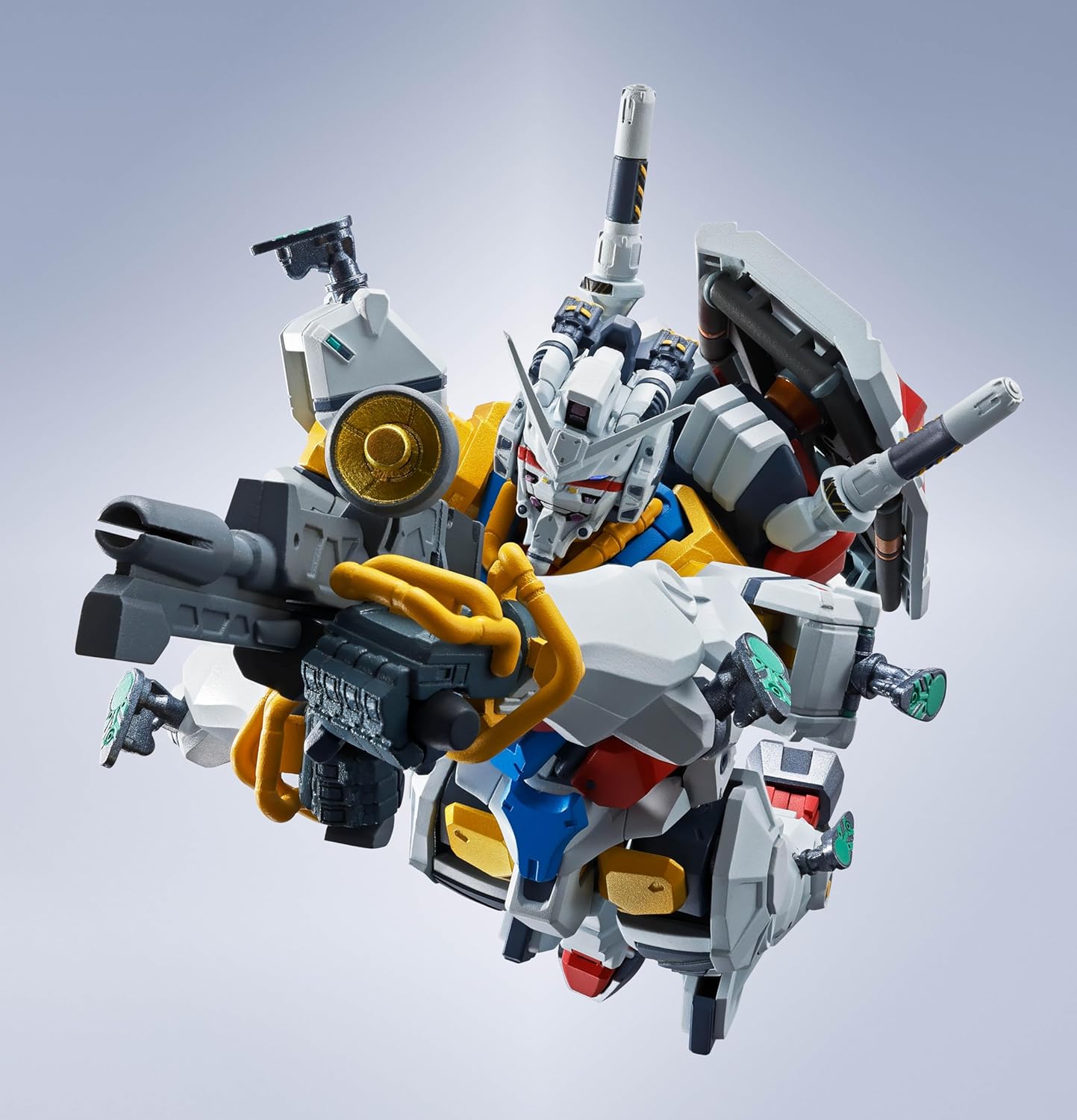 TAMASHII NATIONS - Kombinezon mobilny Gundam GQuuuuuux - Biała figurka Gundam Metal Robot Spirits