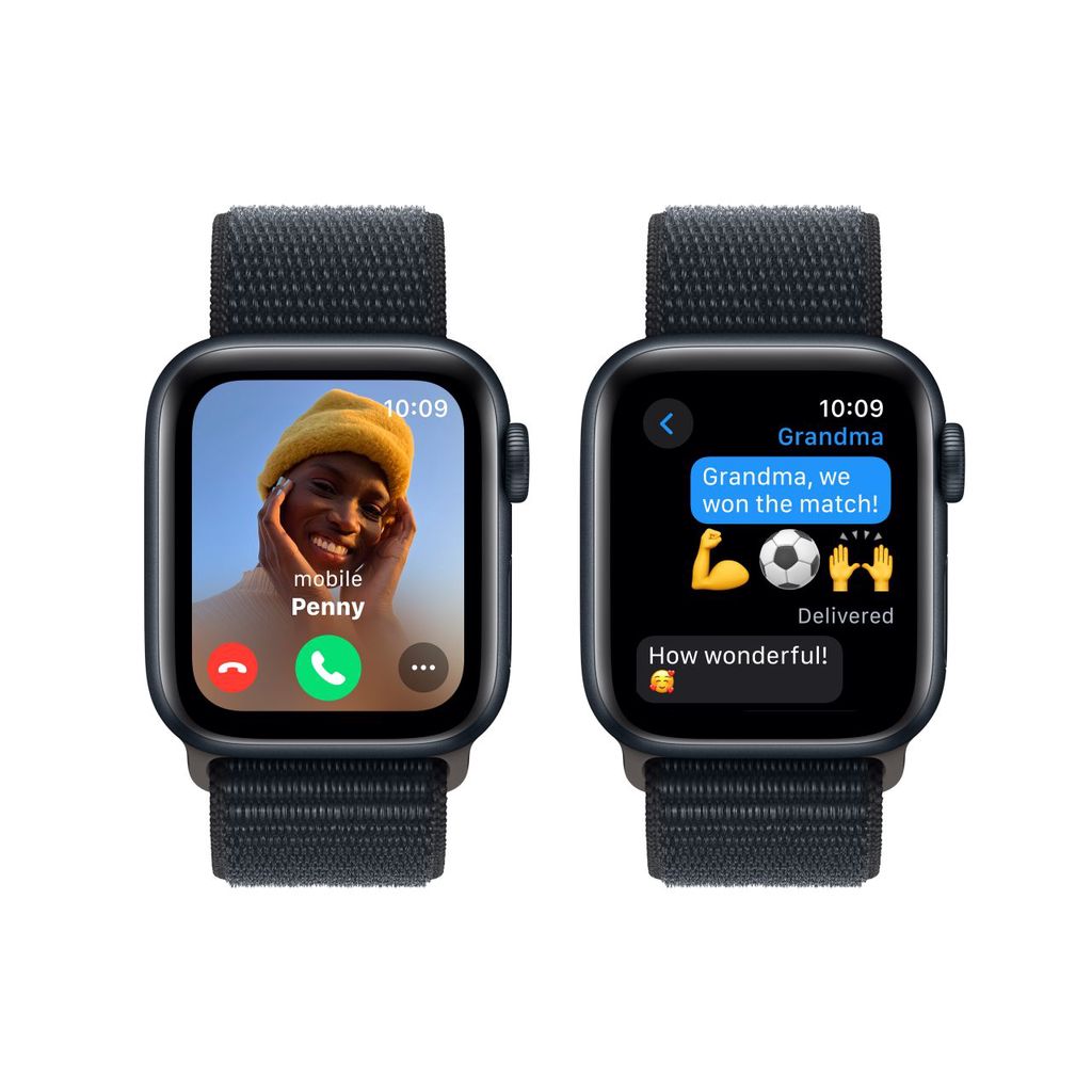 Apple Watch SE (GPS) mit Aluminiumgehäuse, Sportarmband