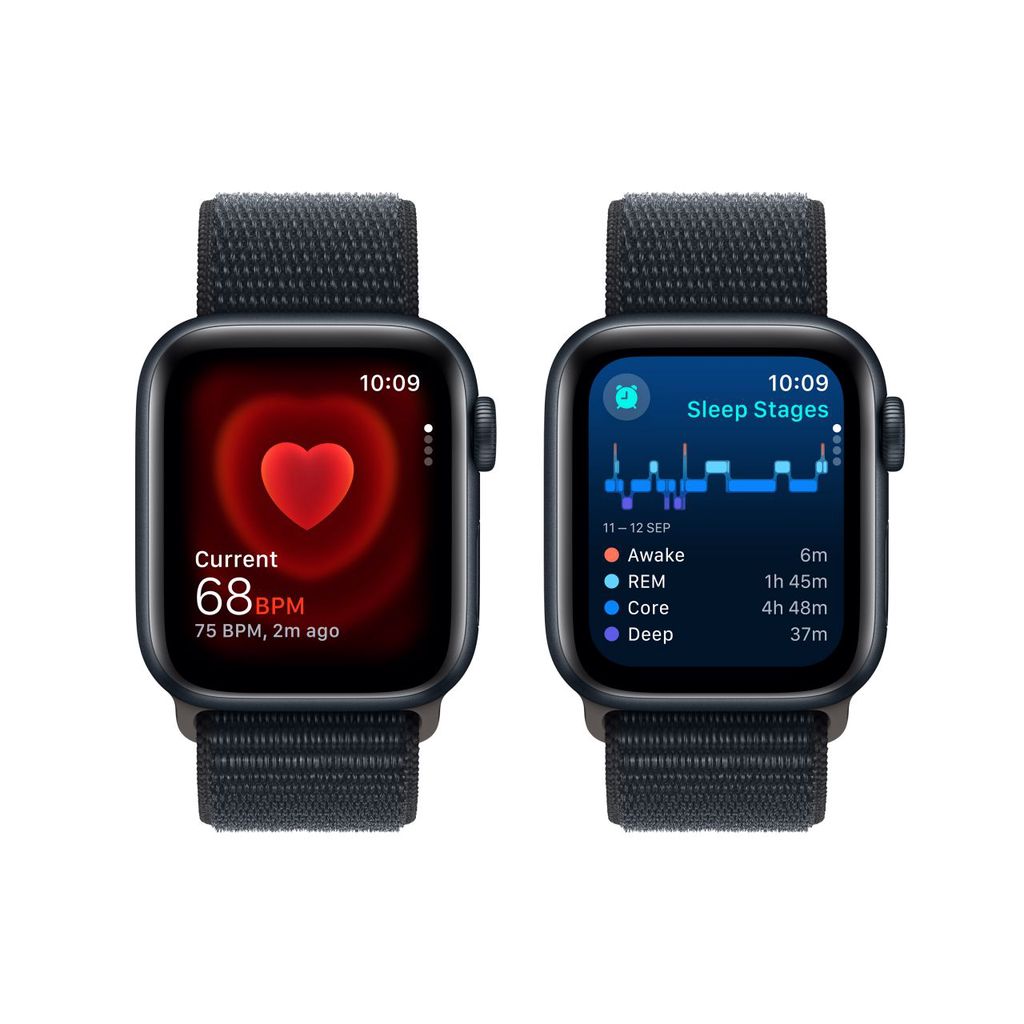 Apple Watch SE (GPS) mit Aluminiumgehäuse, Sportarmband