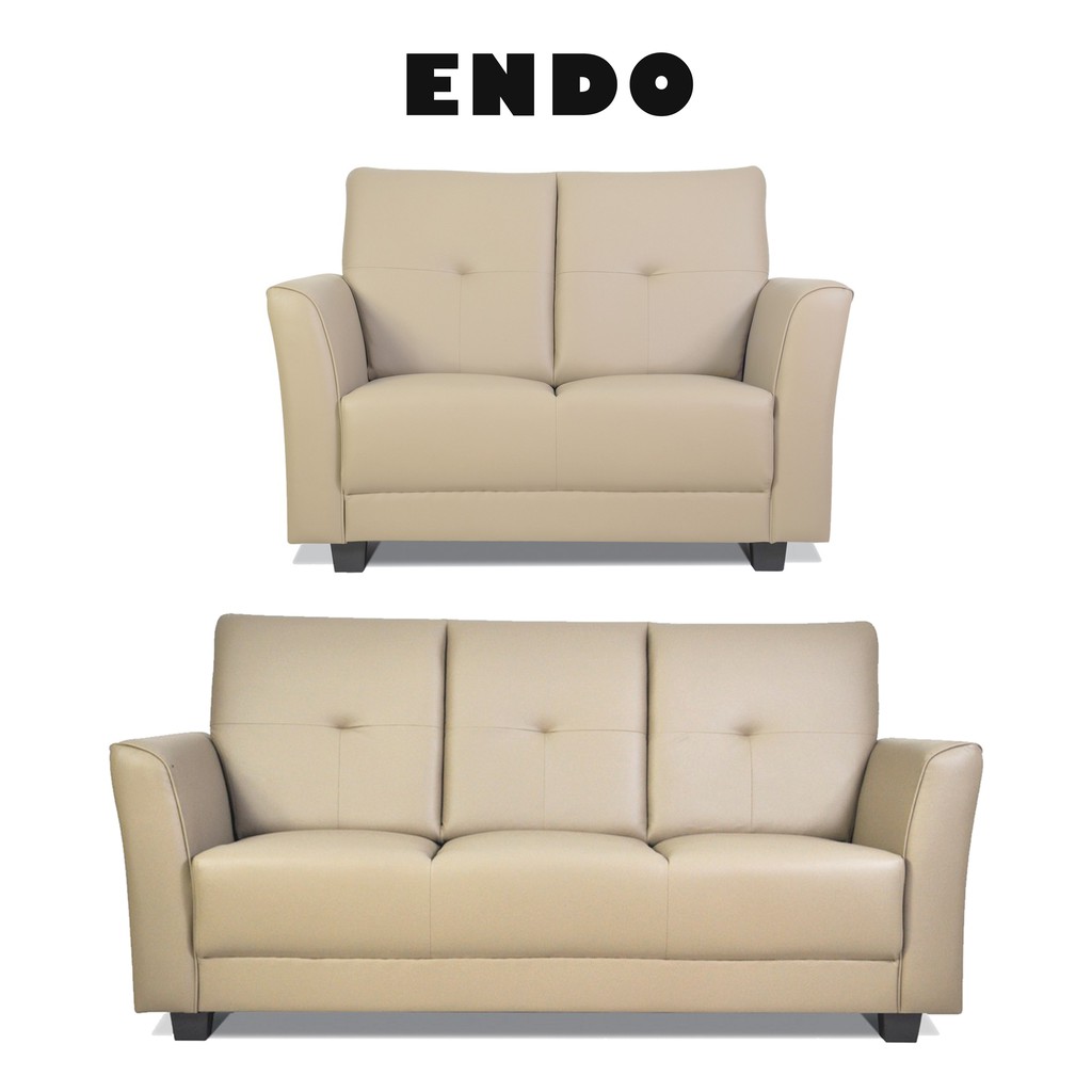 Living Mall Endo Series Sofa Set 2-Seater and 3-Seater Sofa in 5 Colours · v2