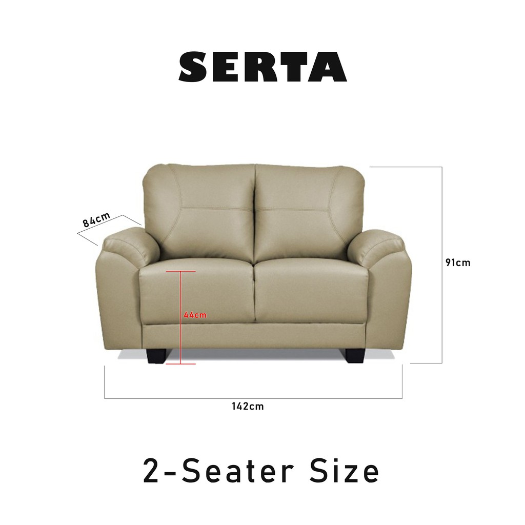 Living Mall Endo Series Sofa Set 2-Seater and 3-Seater Sofa in 5 Colours · v2