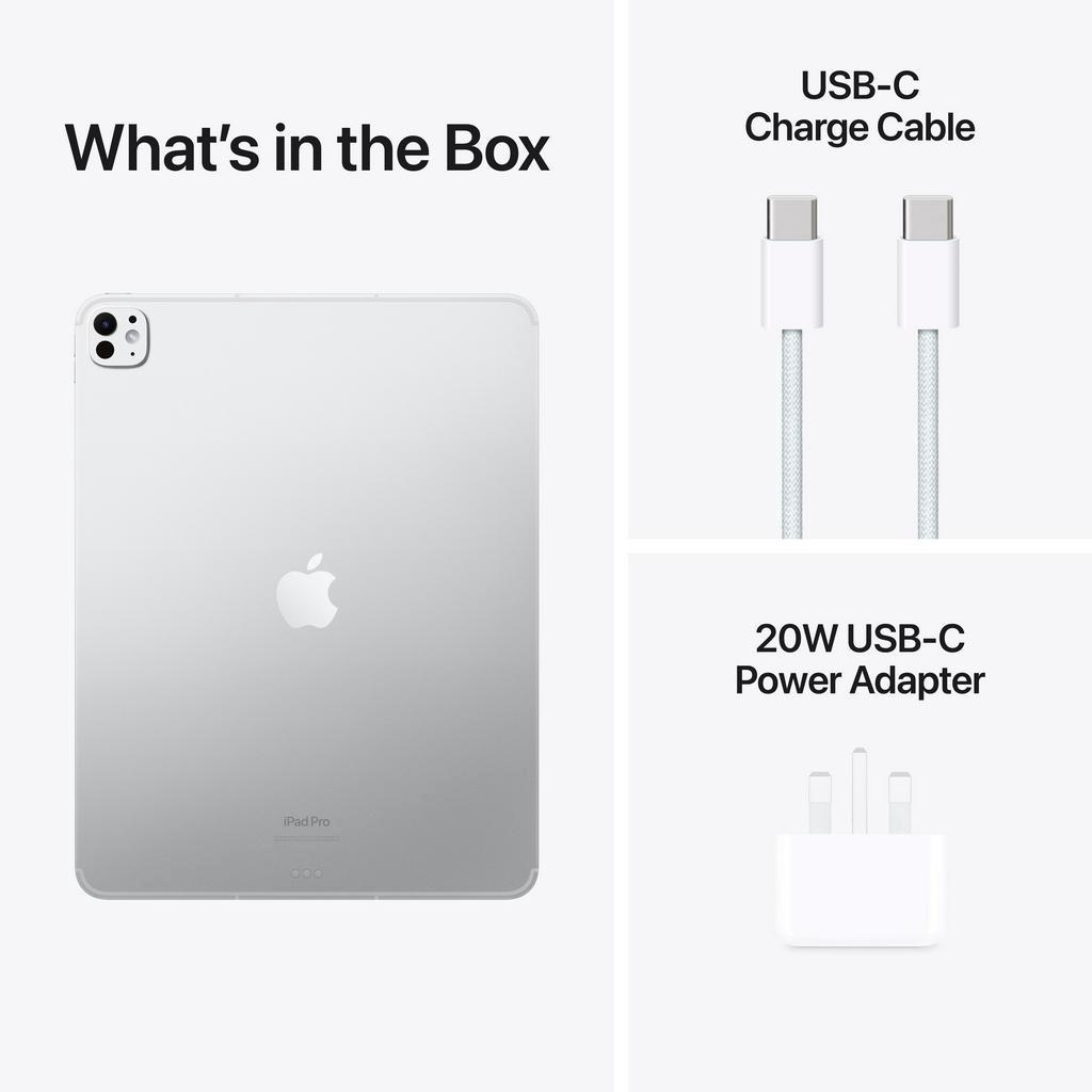 Apple 13-Zoll-iPad Pro WiFi mit Standardglas (M4, 2024)