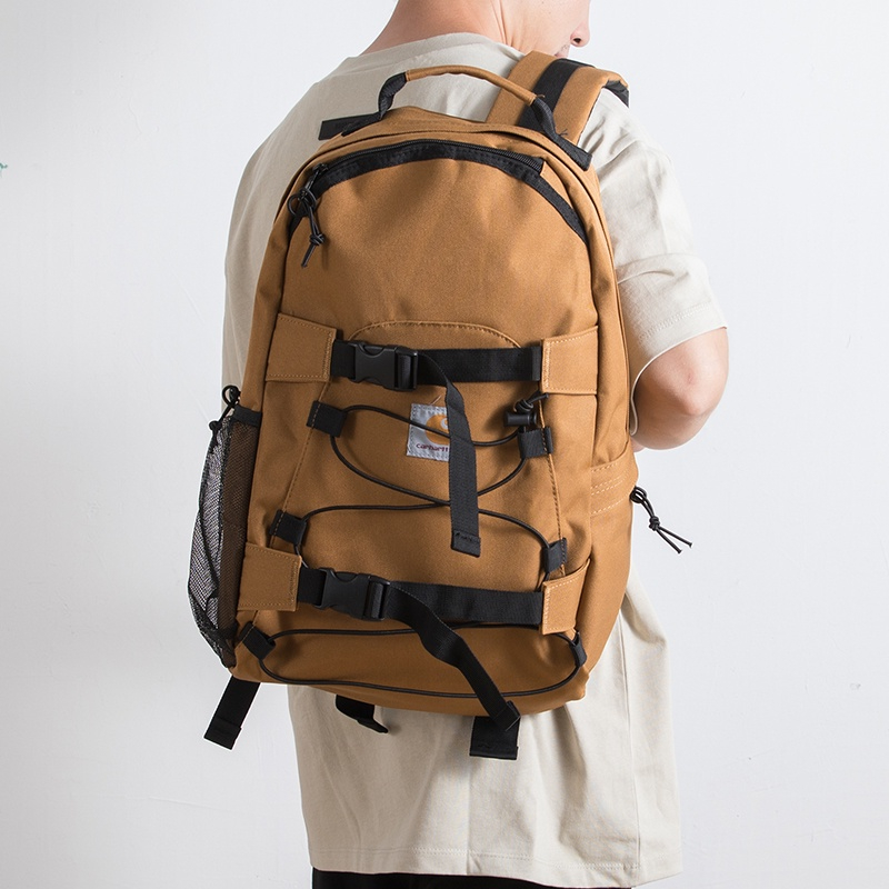 Men Large Capacity Travel Backpack Skateboard Backpack Street Drawstring Bag Fashion School Bag · v3