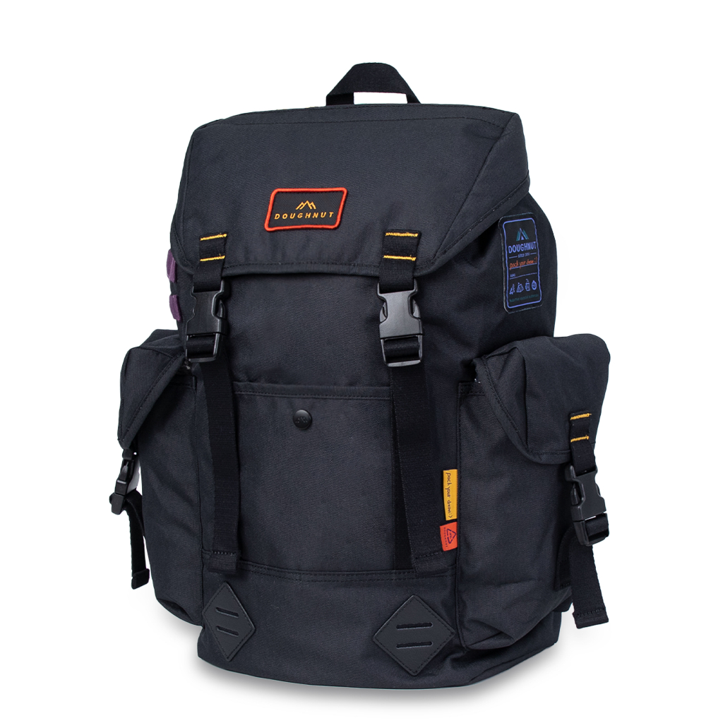 Doughnut Grounder Happy Camper Series 26.5L Unisex Travel School College Lightweight Commute Casual Daypacks Drawstring Bag Backpack · v4