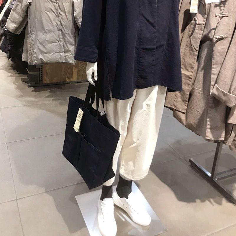 Japanse casual schoudertas, waterdichte draagtas, universele handtas voor heren en dames, met grote capaciteit