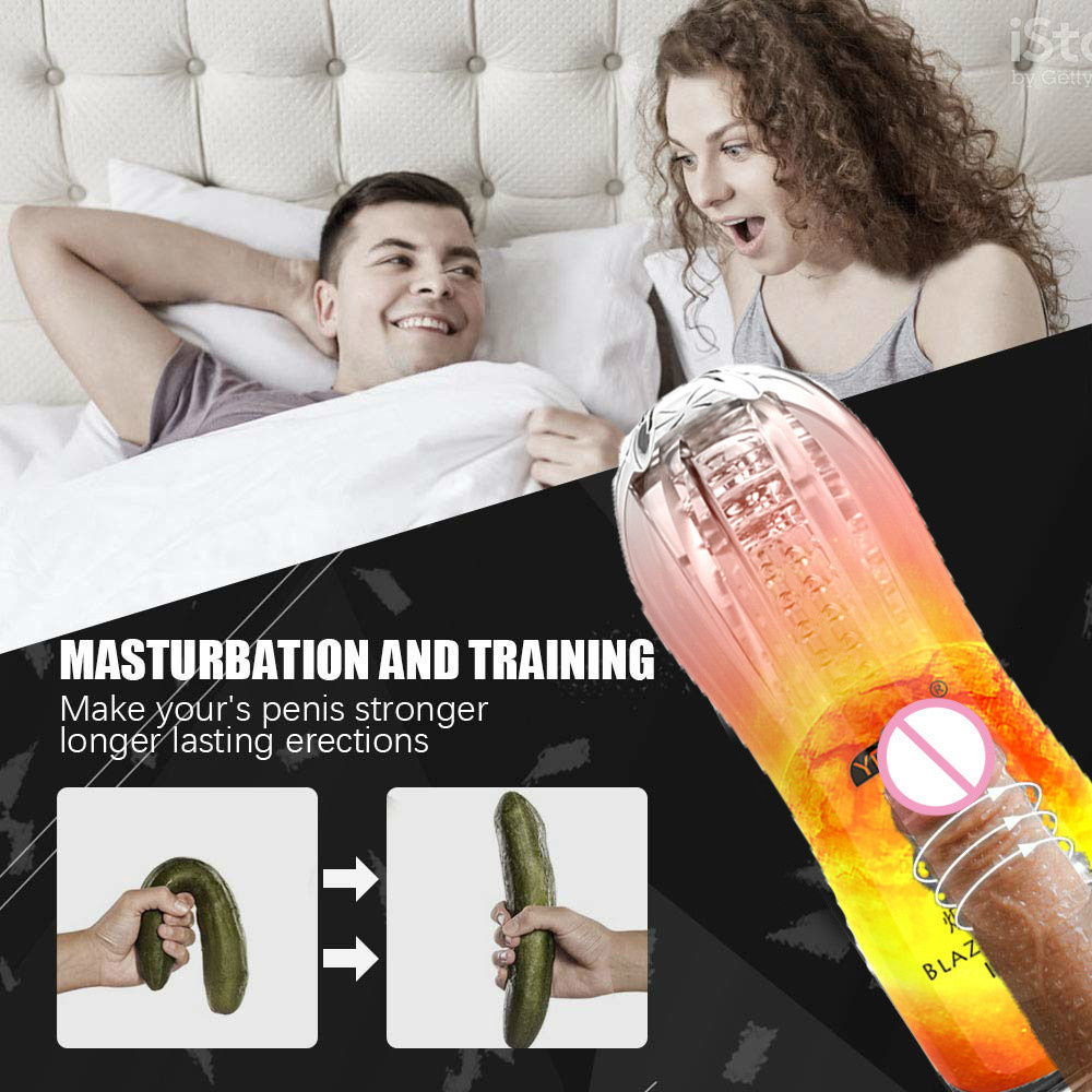 Vibrating Massager vagina real pussy Male Sex Masturbation Machine Adults Toys pussys male masturbator cup For Men · v2