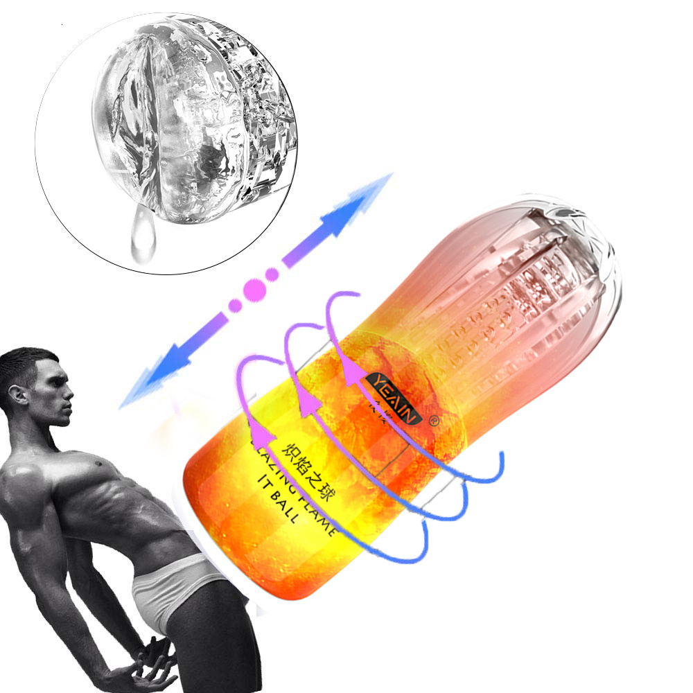 Vibrating Massager vagina real pussy Male Sex Masturbation Machine Adults Toys pussys male masturbator cup For Men · v2