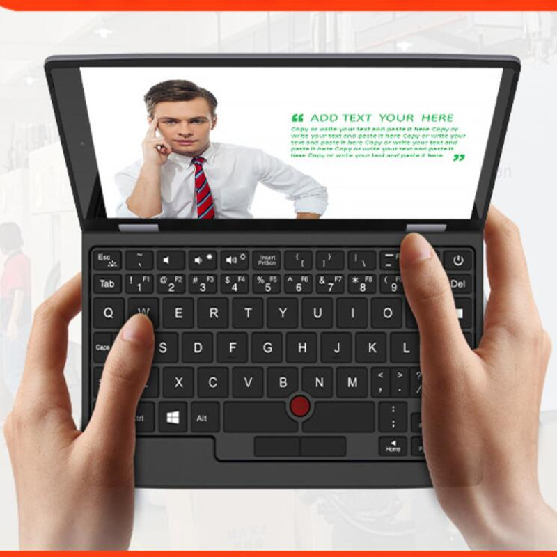 Latest Pocket Slim Laptop Ultrabook Intel j4125 CPU 12GB -128G/256G/512G/1TB SSD 7 inch Touch Screen Mini PC Computer Netbook · v4