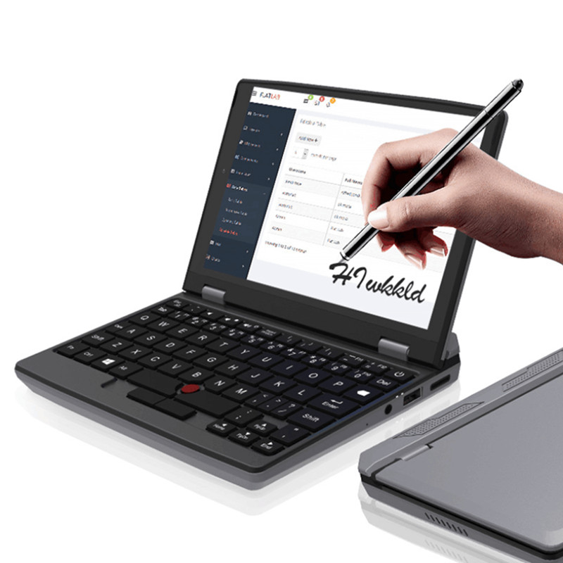 Latest Pocket Slim Laptop Ultrabook Intel j4125 CPU 12GB -128G/256G/512G/1TB SSD 7 inch Touch Screen Mini PC Computer Netbook · v4