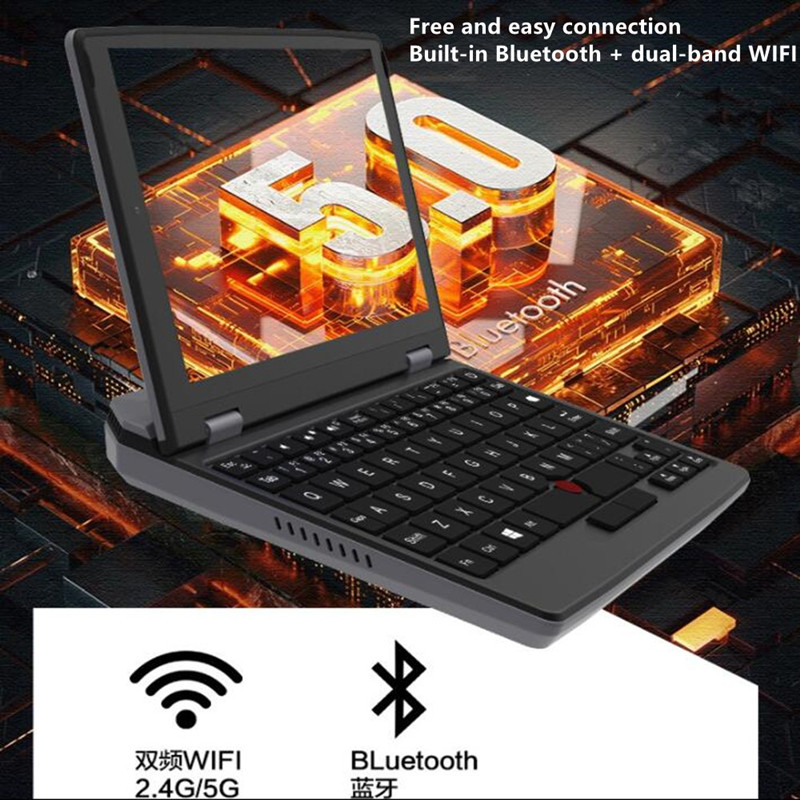 Latest Pocket Slim Laptop Ultrabook Intel j4125 CPU 12GB -128G/256G/512G/1TB SSD 7 inch Touch Screen Mini PC Computer Netbook · v4