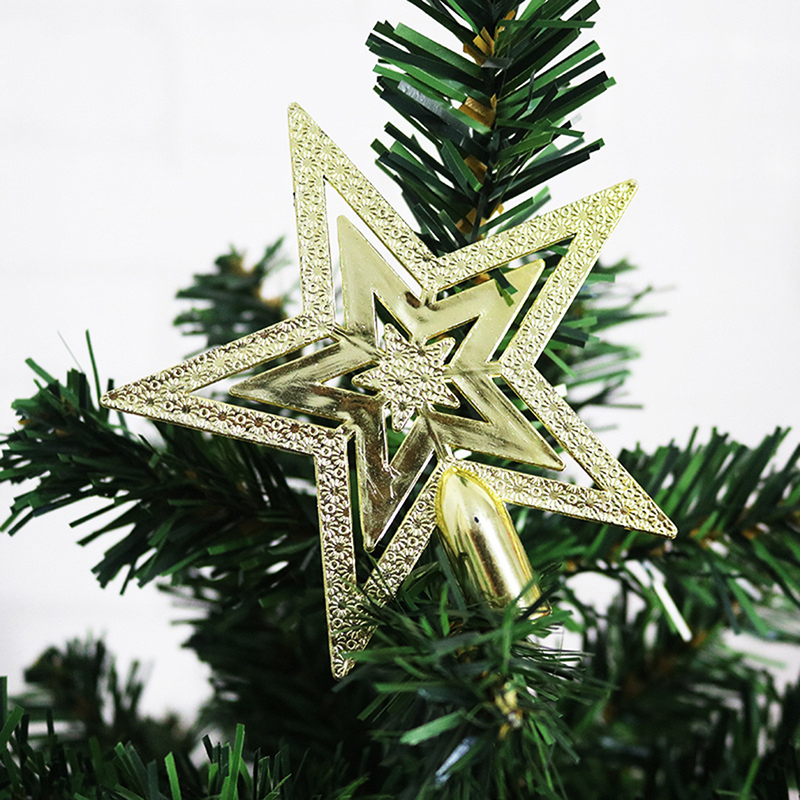 Outdoor Home Decor Merry Christmas Ornaments Tree Topper Glitter Star Decoration Indoor Tree Decoration Halloween Wedding Set · v2