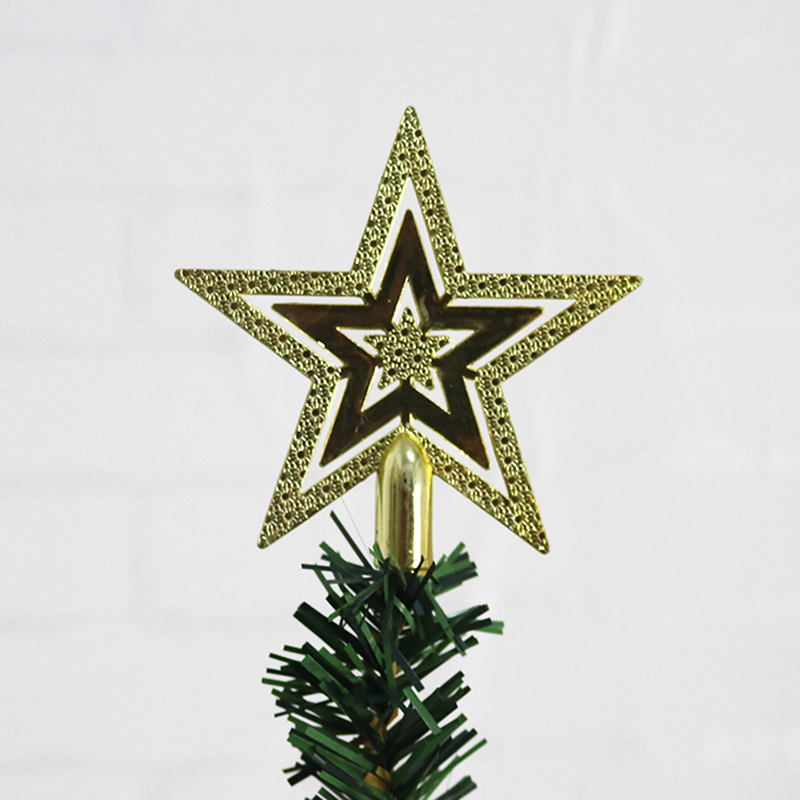 Outdoor Home Decor Merry Christmas Ornaments Tree Topper Glitter Star Decoration Indoor Tree Decoration Halloween Wedding Set · v2