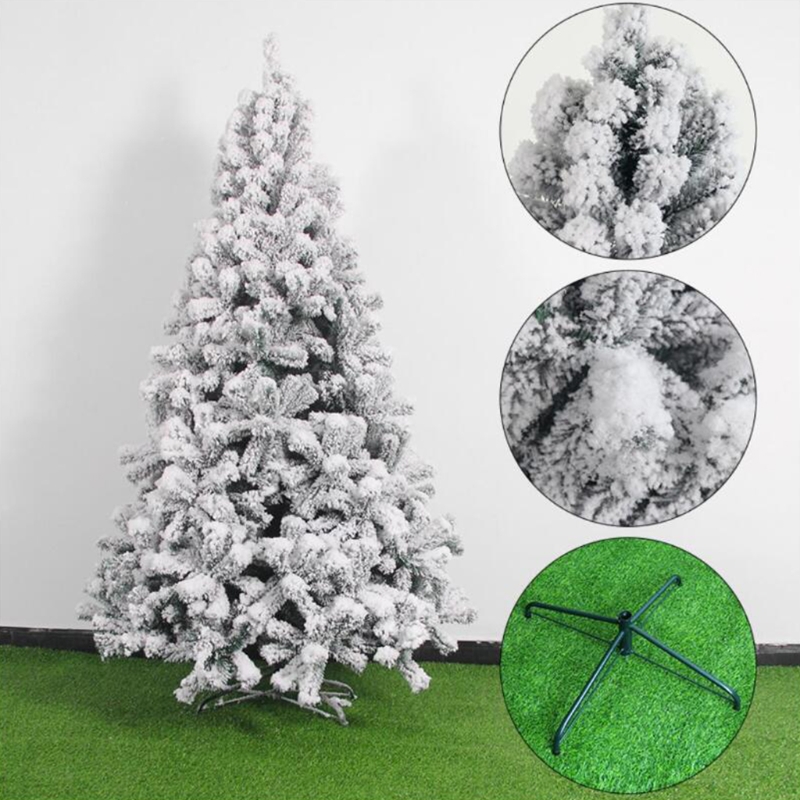 Artificial White Snow Christmas Tree Ornament Adornment Desktop Party Decoration · v3