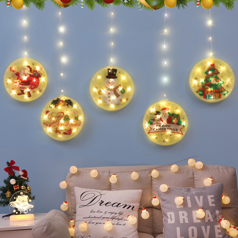 Christmas Decoration Holiday Light LED String Light Room Decoration Accessories USB Plug Christmas Hanging Fairy Light For Home · v2