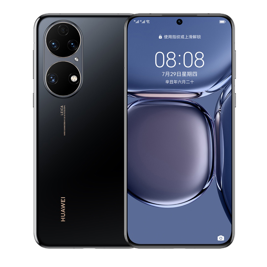 Original Huawei P50 Handy 6,5" 8G+128G Snapdragon 888 Octa Core HarmonyOS 2.0 IP68 Staub/Wasser 66W SuperCharge Smartphone