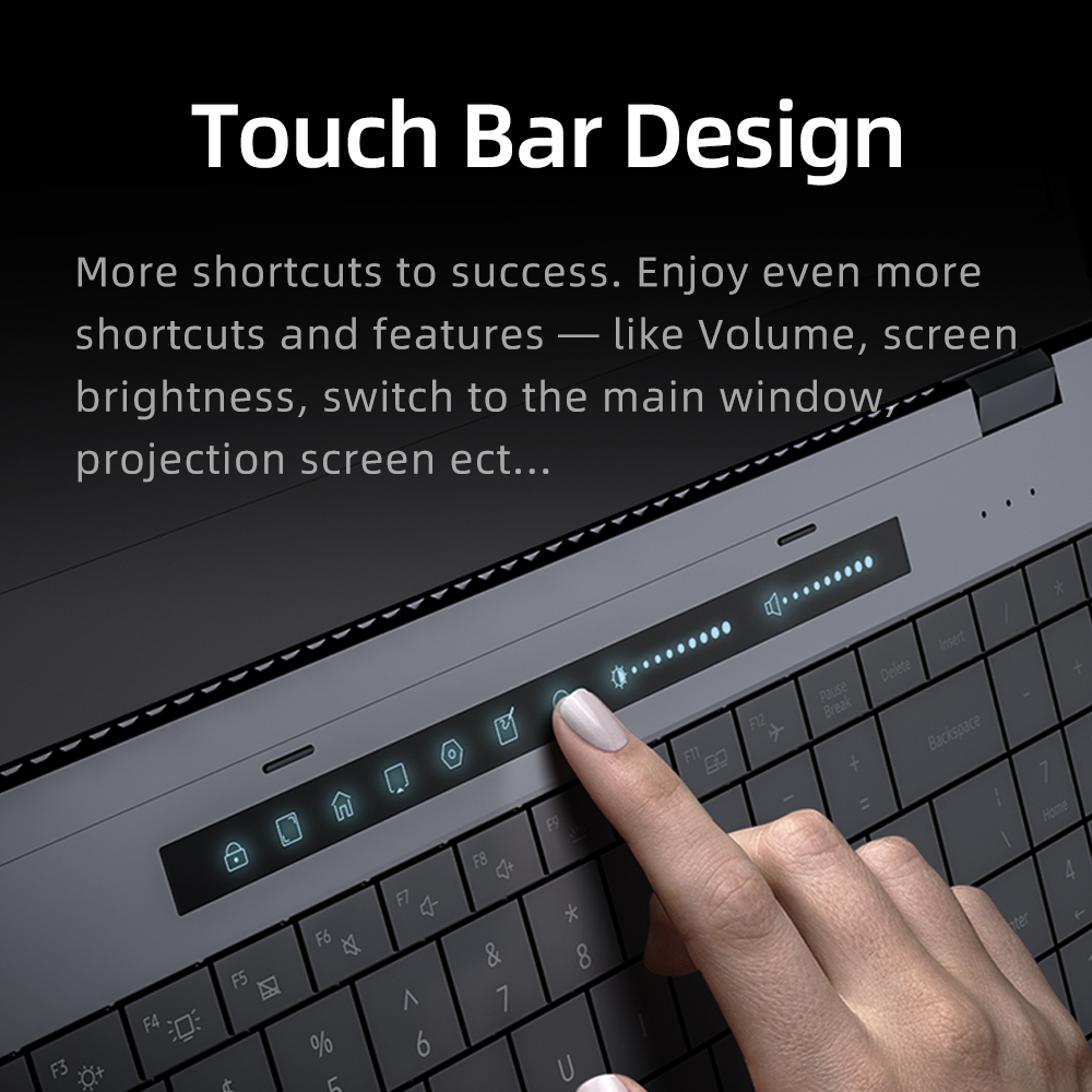 Dere Laptop T11 15.6" 2.5k IPS Intel Core i7-1165G7 16GB RAM 1TB SSD 180° Open Business Office Computer Windows 10 Notebook · v4