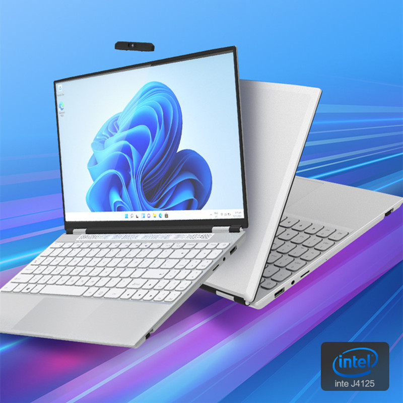 Laptop 15.6 inch 2K IPS 16GB RAM 512GB SSD Office Computer Cheap Portable Intel N5105 With Fingerprint Recognition Windows 11